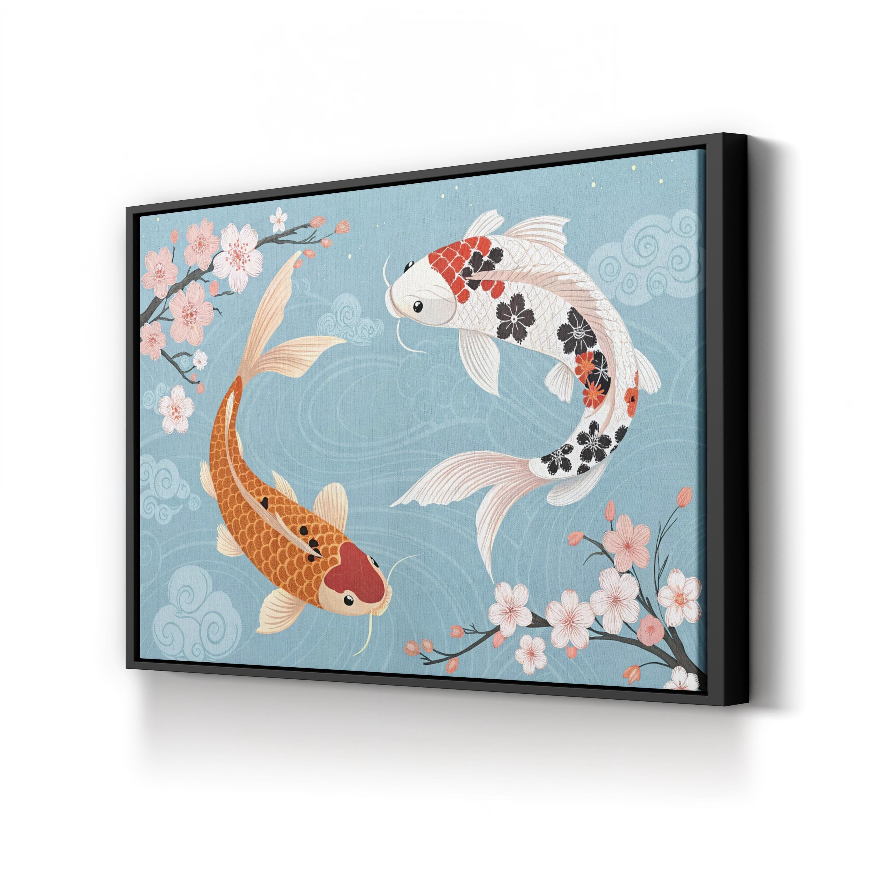 Japanese Koi Fish Wall Art
