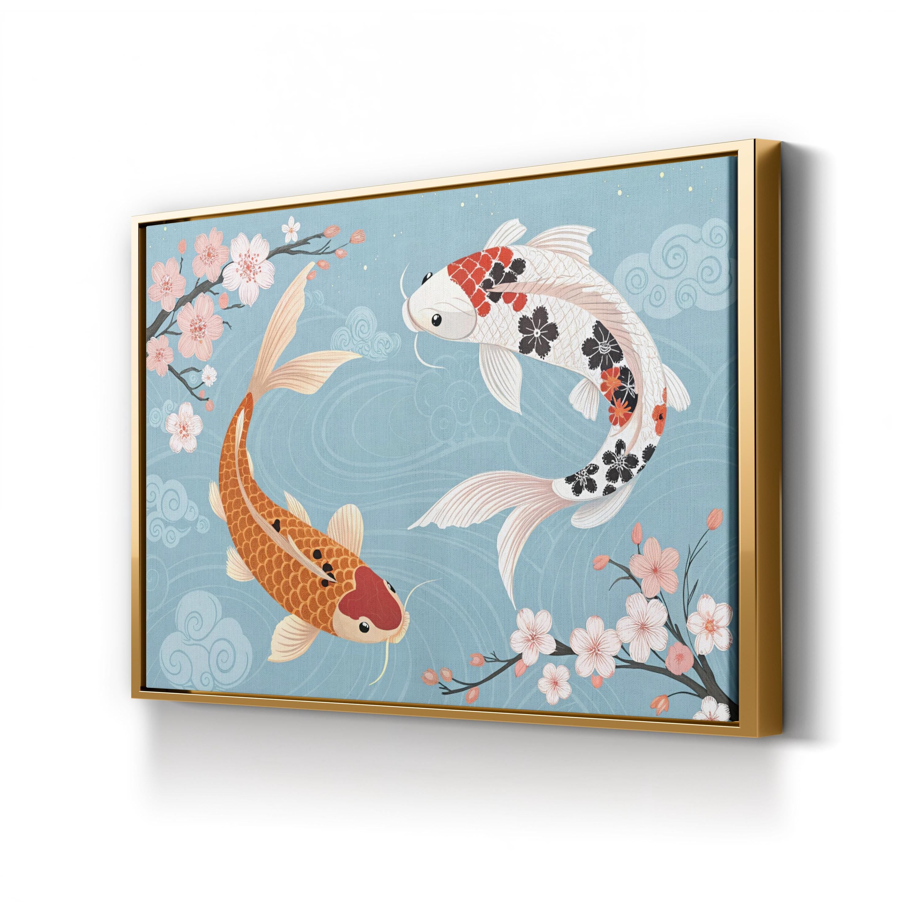 Japanese Koi Fish Wall Art