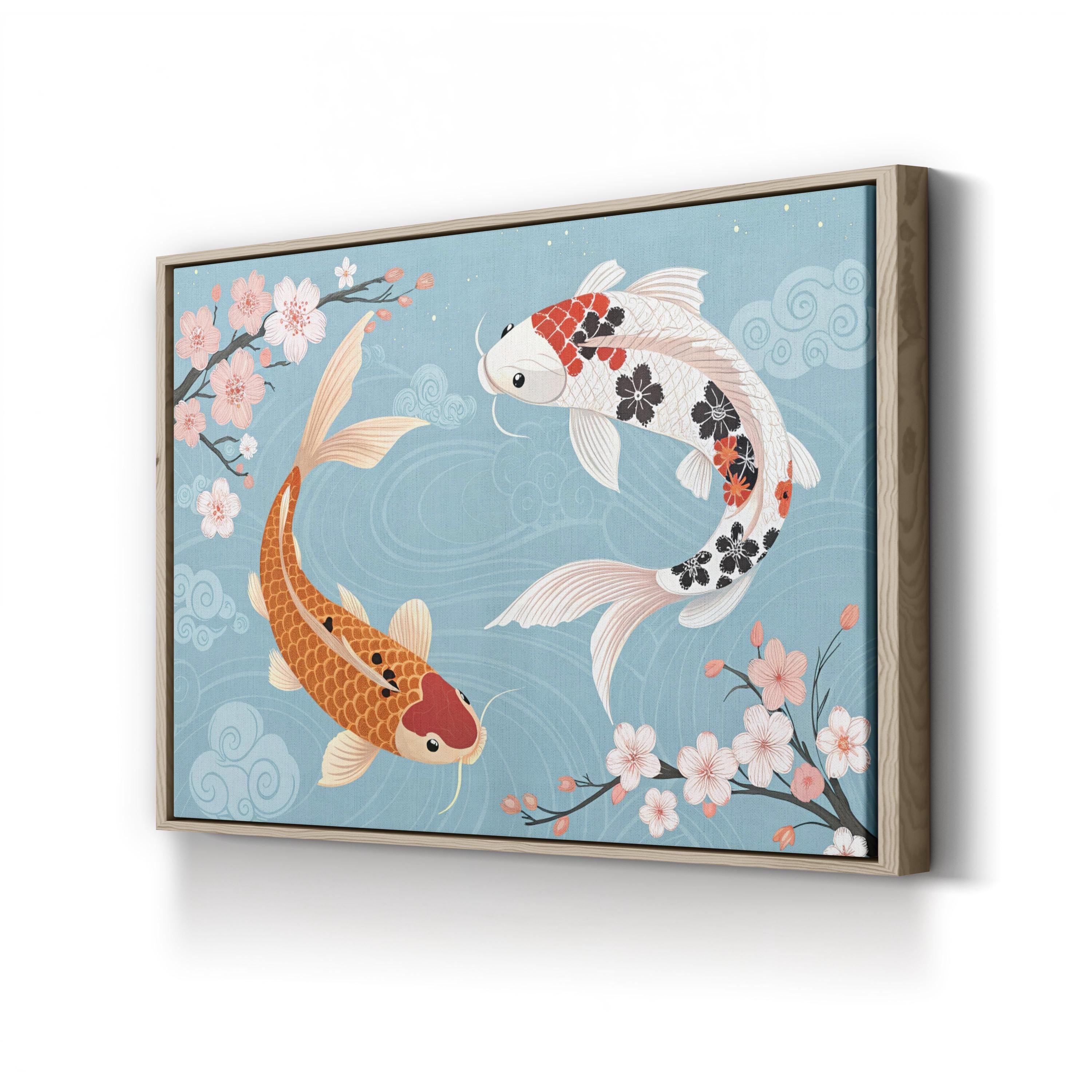 Japanese Koi Fish Wall Art