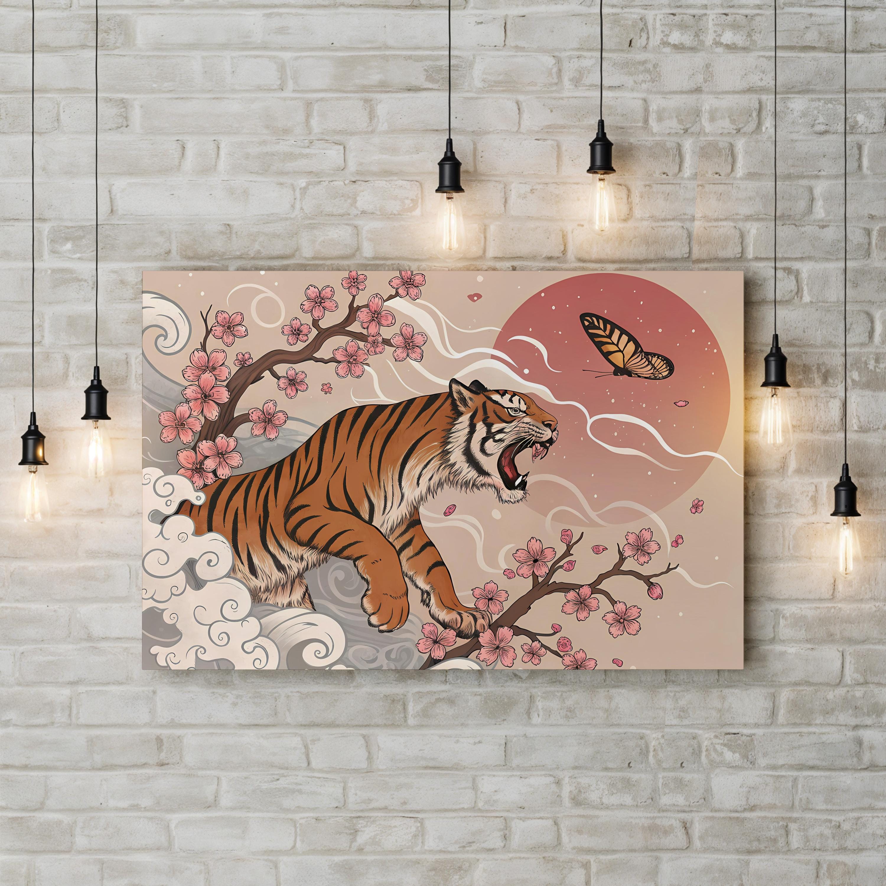 Japanese Tiger Wall Art