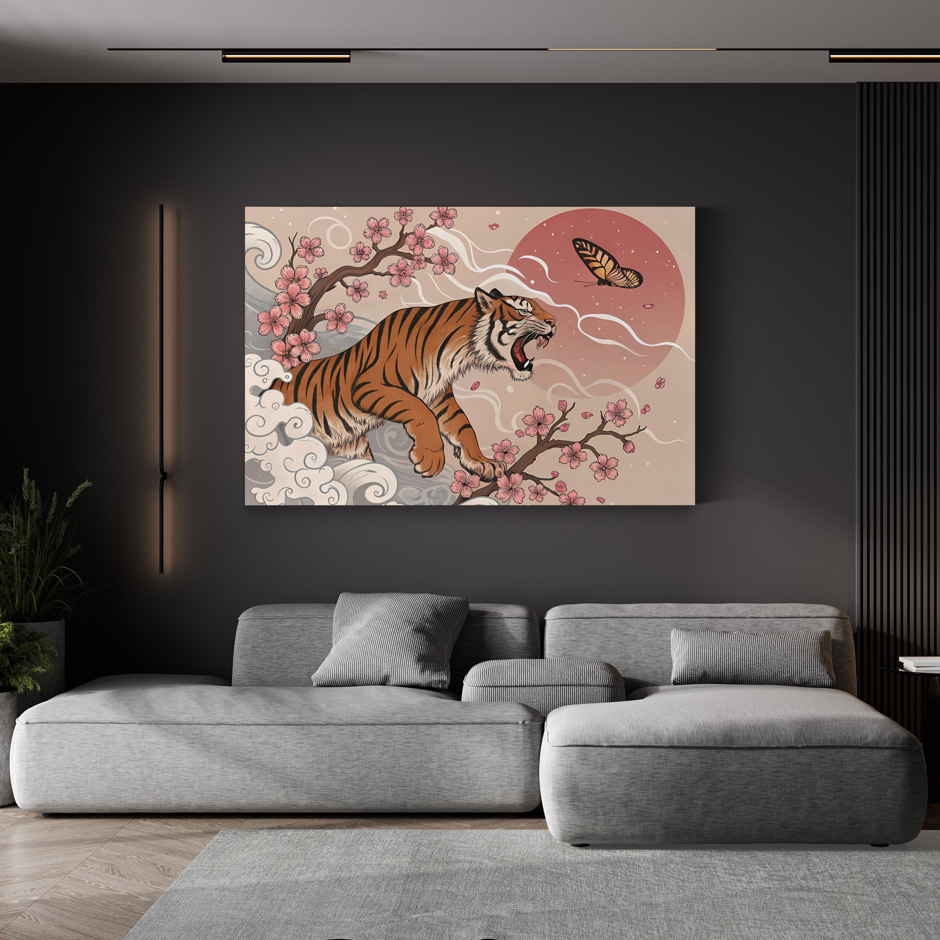 Japanese Tiger Wall Art