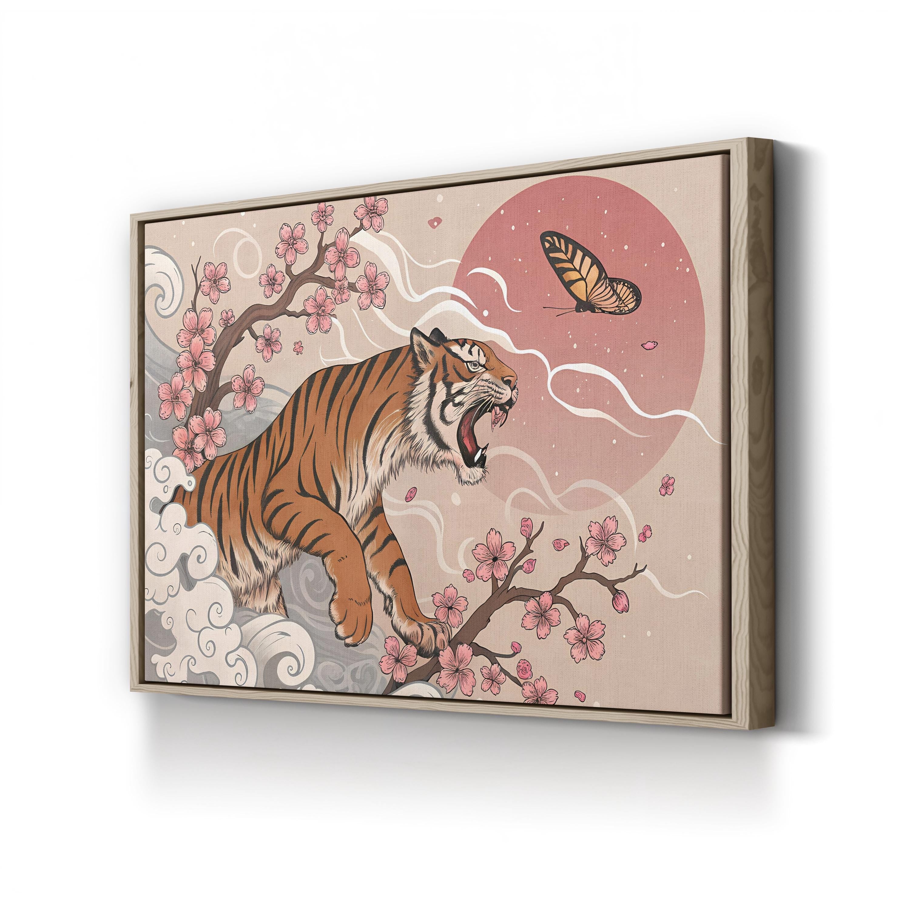 Japanese Tiger Wall Art