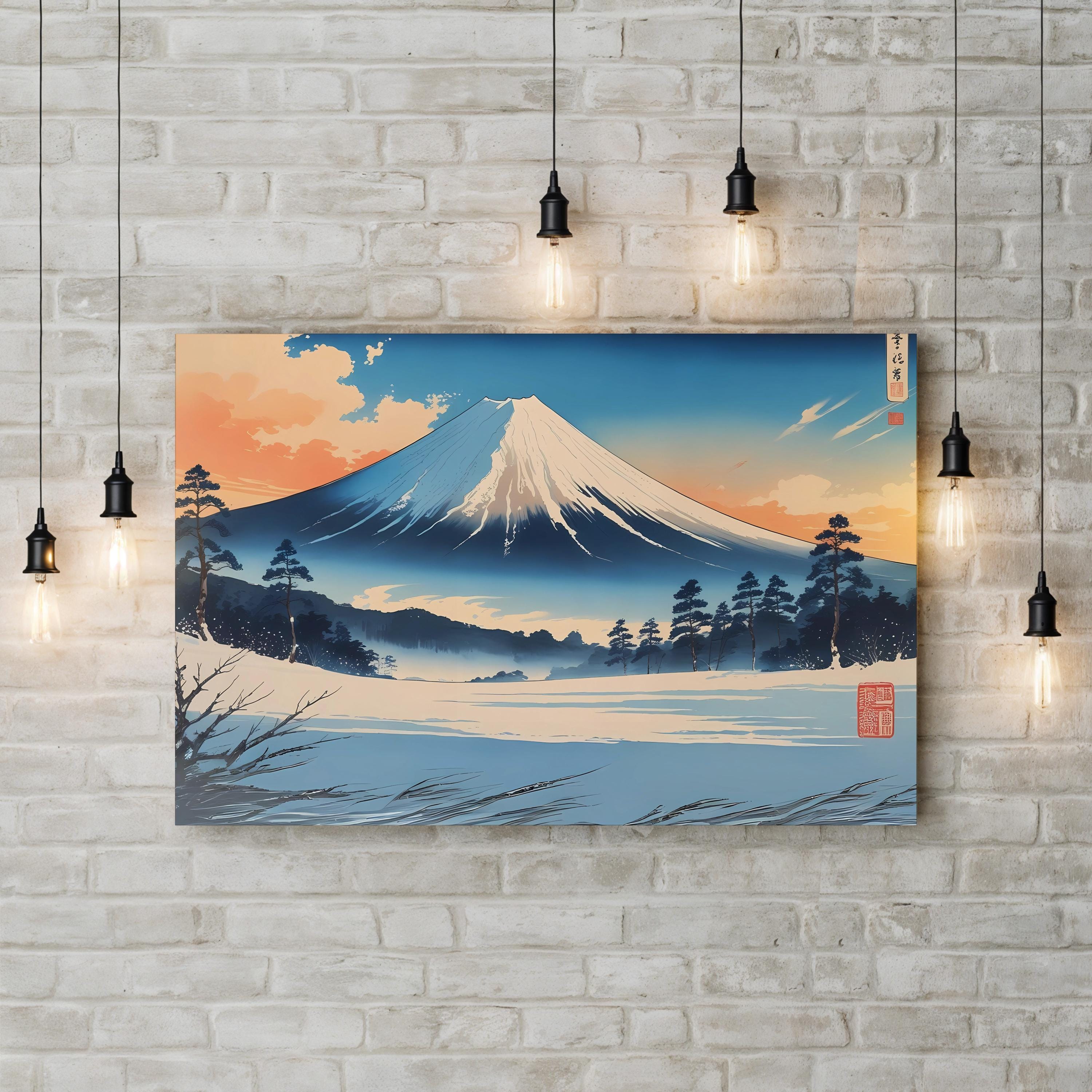 Mount Fuji at Sunset in Honshu, Japan Wall Art