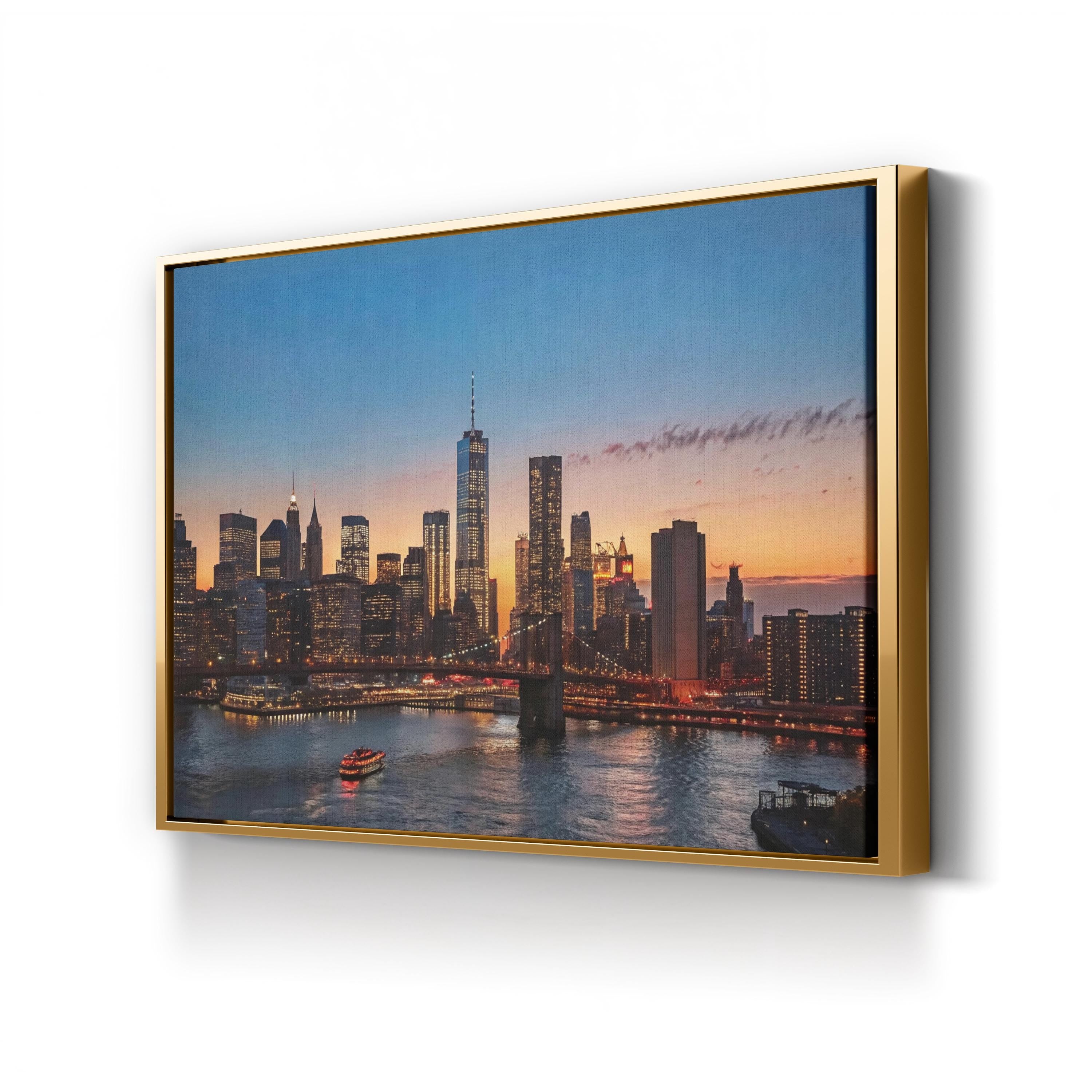 Manhattan, New York City Skyline Canvas Print