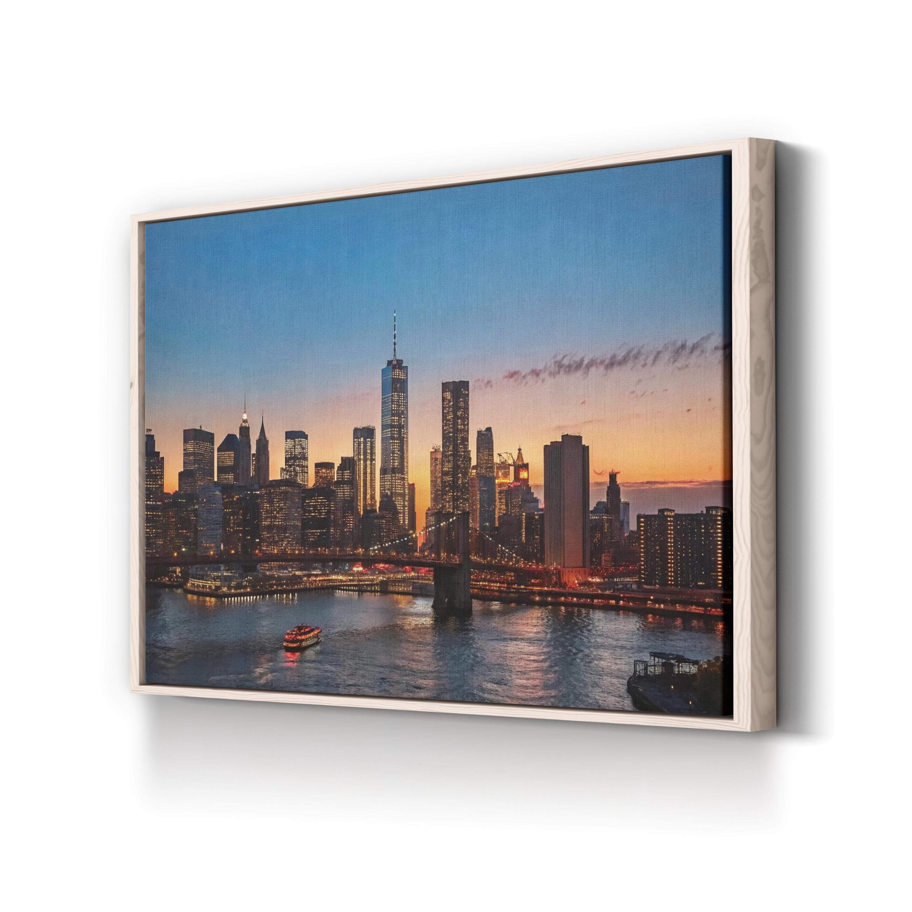 Manhattan, New York City Skyline Canvas Print