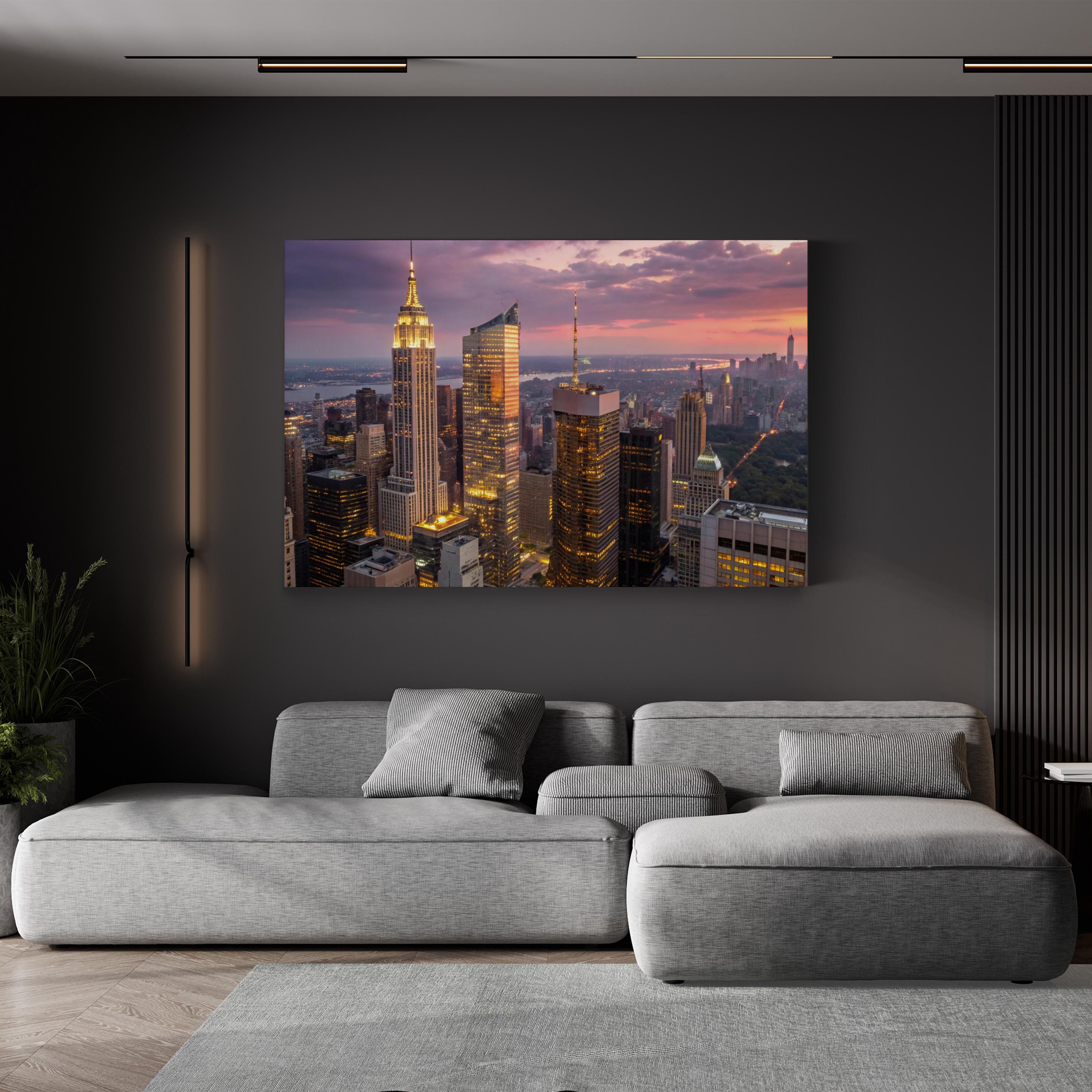 Manhattan New York City Skyline Cityscape Wall Art