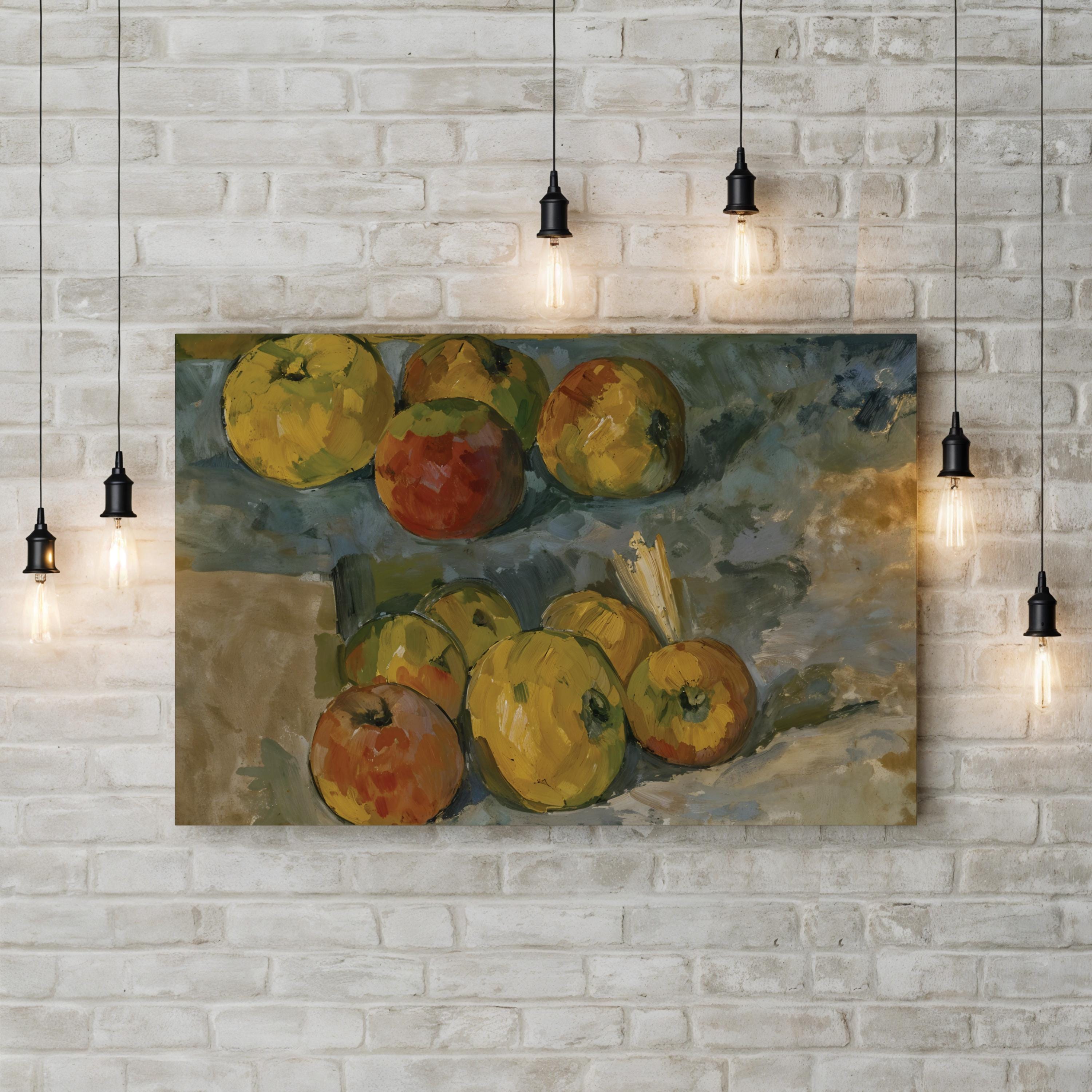 Apples, 1878–79 – Paul Cézanne Wall Art | Post-Impressionist Still Life Canvas Print