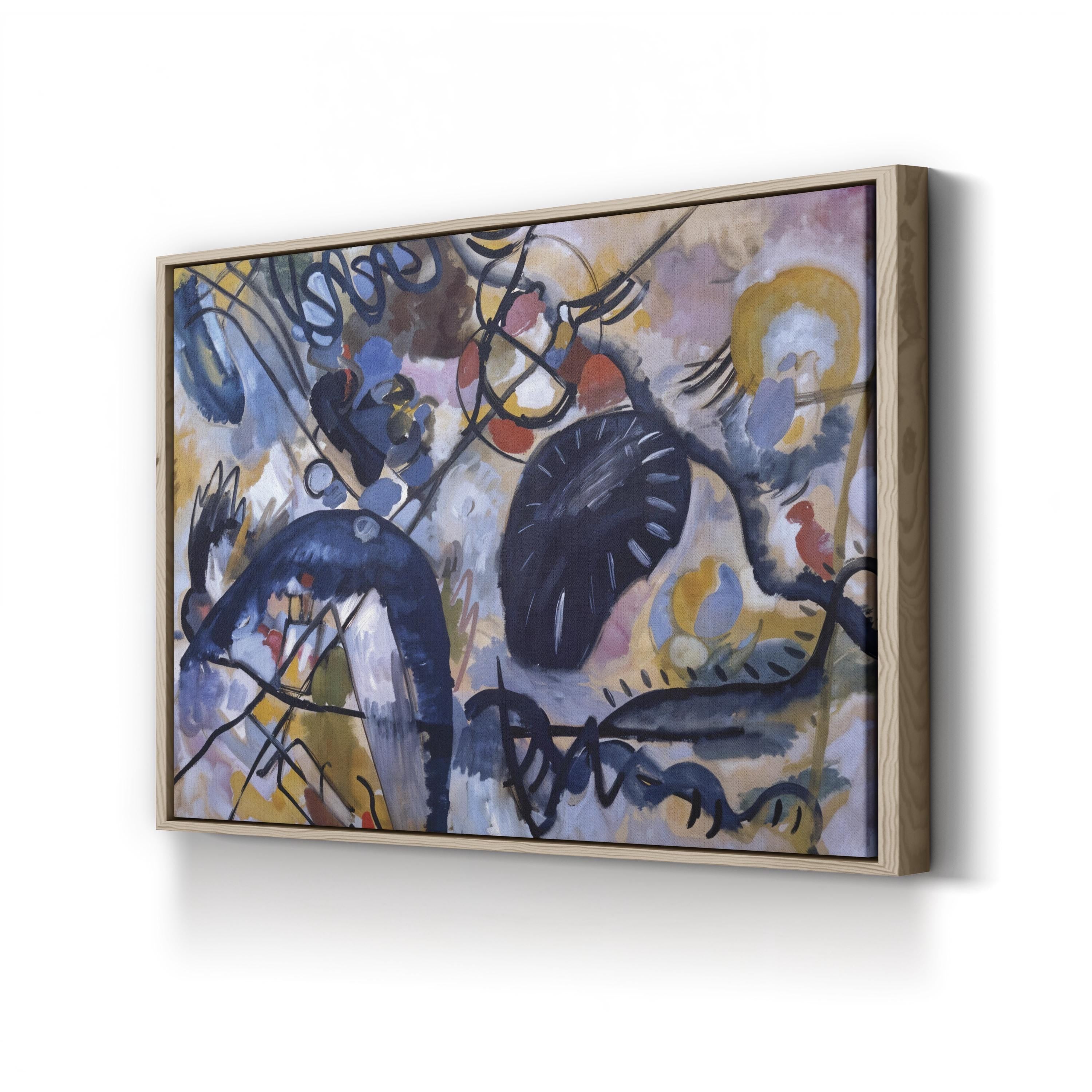 Black Spot, 1912 Wall Art by Wassily Kandinsky | Early Abstract Modernism Canvas Print