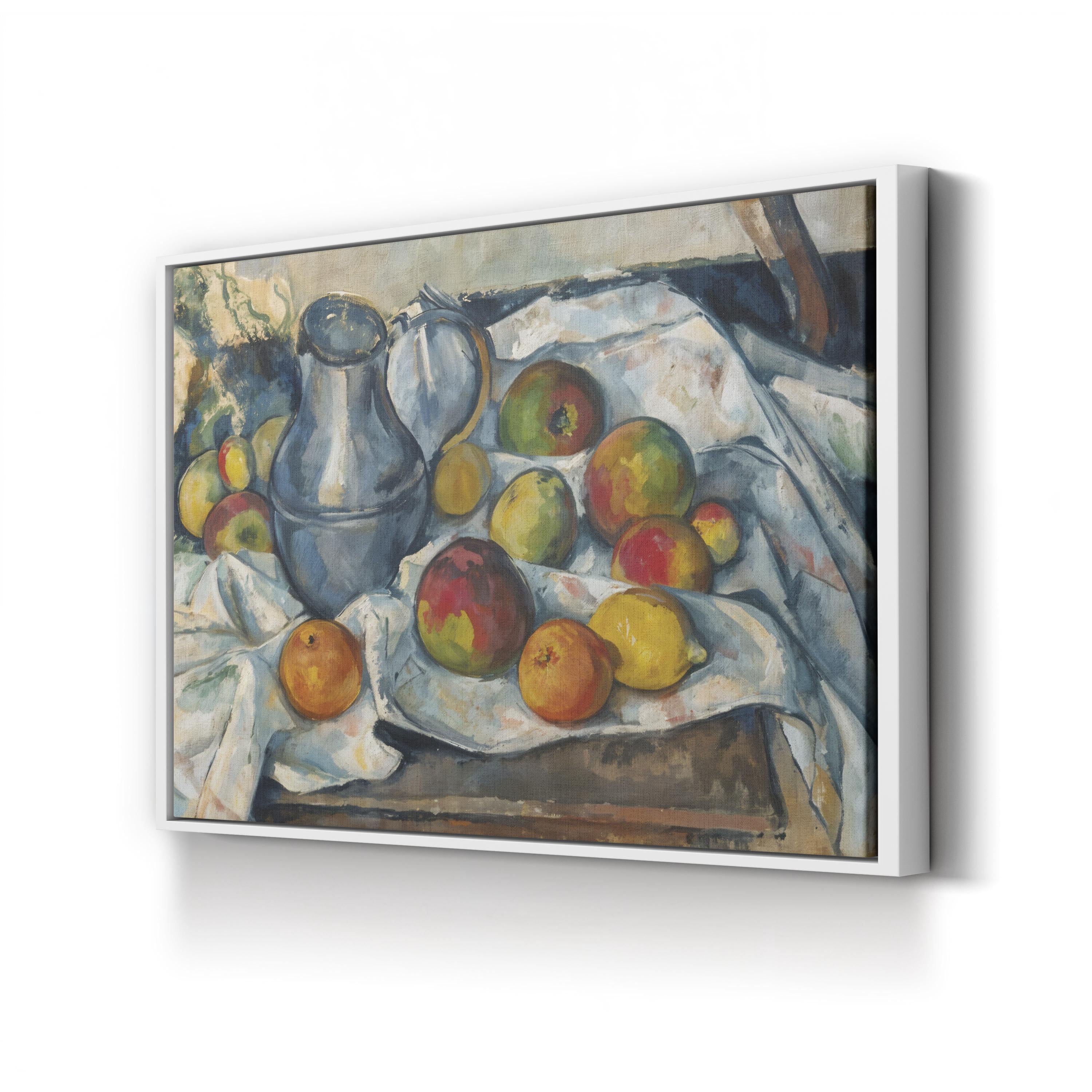 Bouilloire Et Fruits, 1888–90 Wall Art by Paul Cézanne