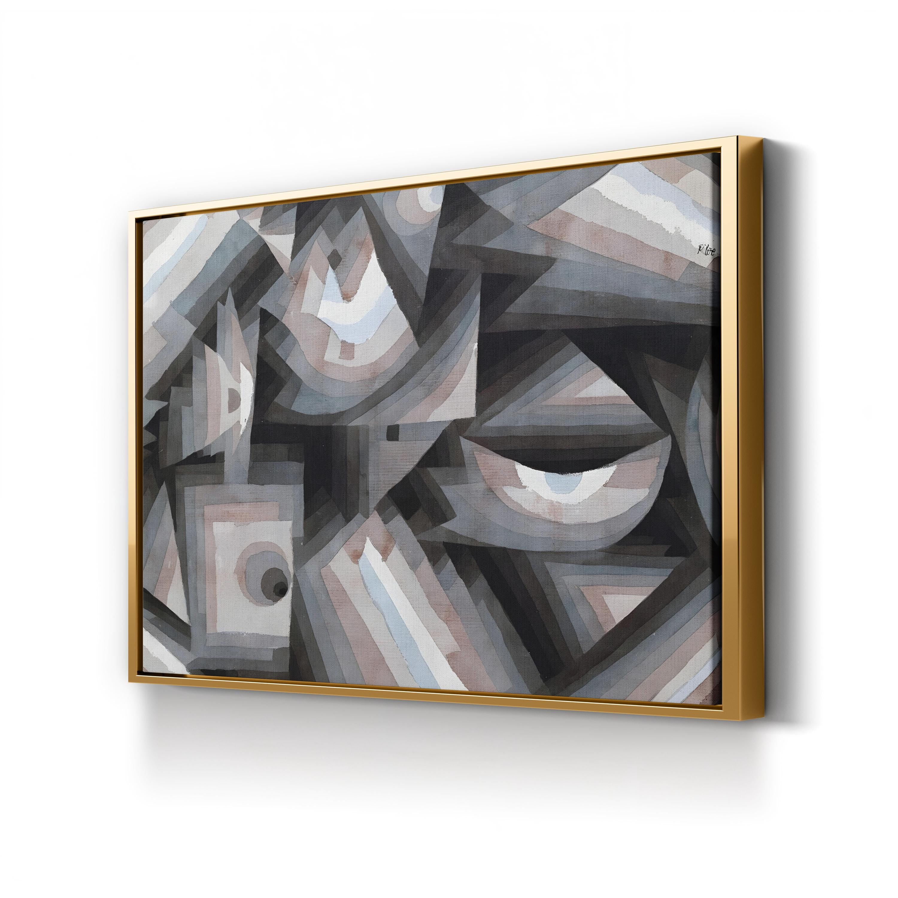 Crystal Gradation, 1921 Wall Art by Paul Klee