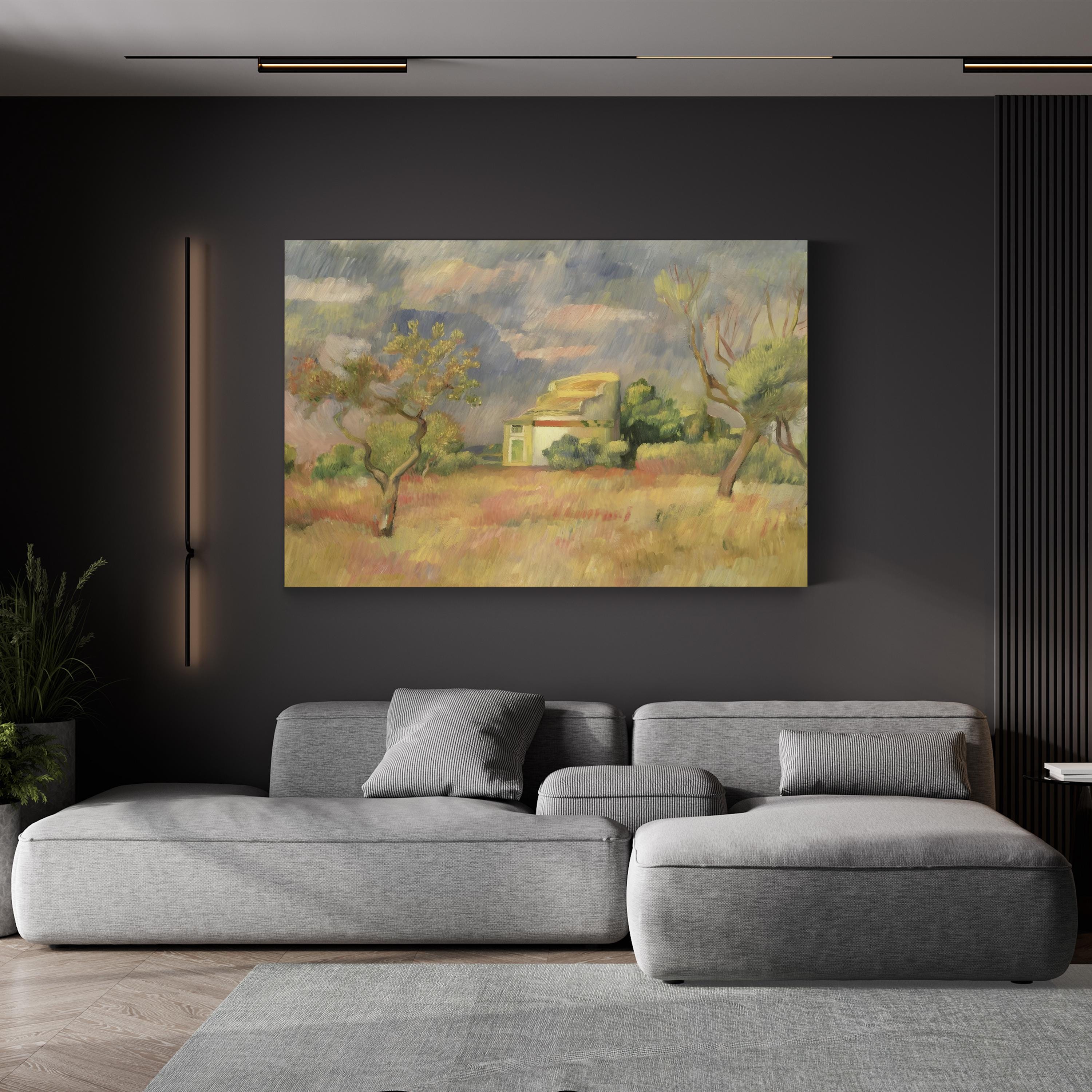 Dovecote at Bellevue Wall Art – Impressionist Countryside Landscape by Pierre-Auguste Renoir