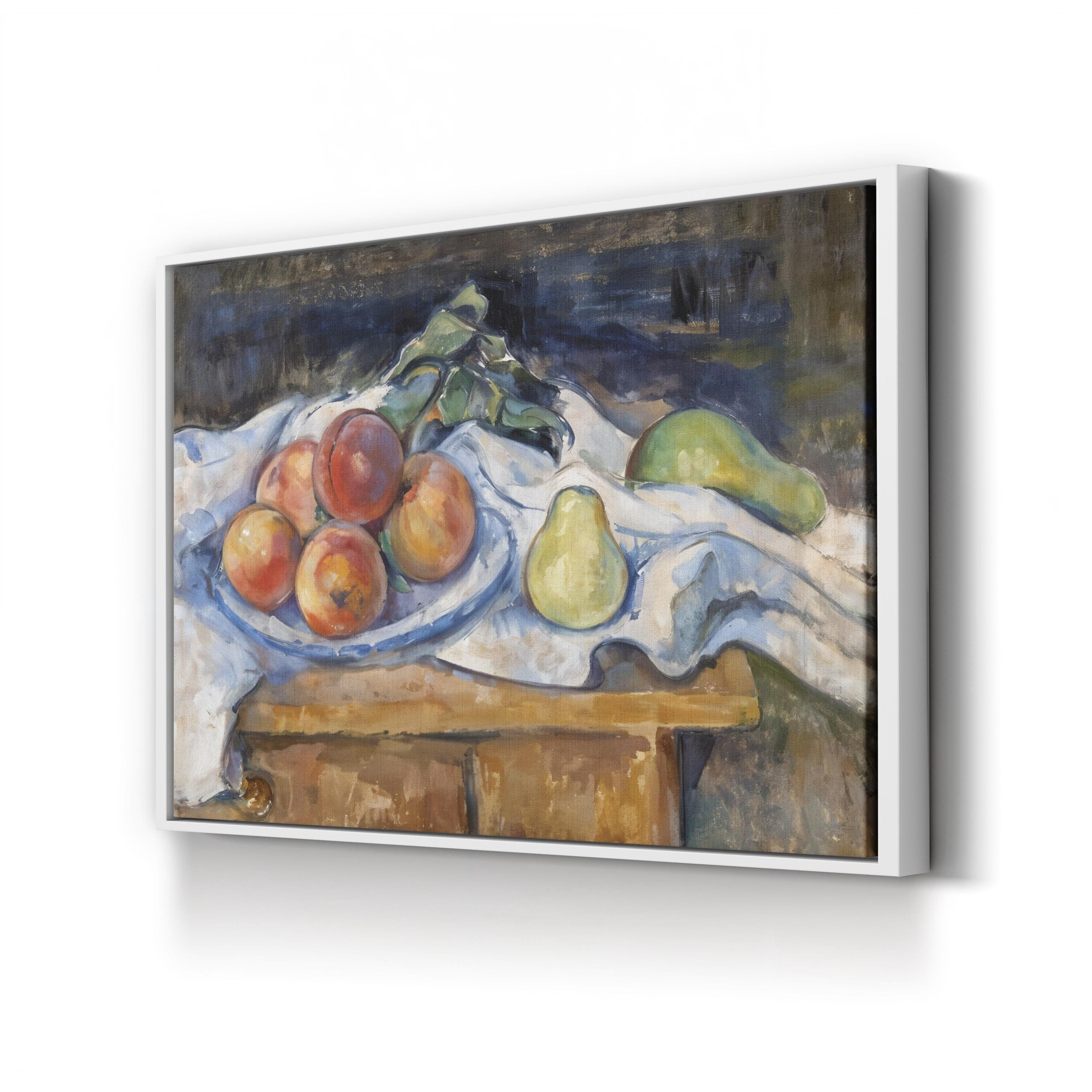 Fruit On a Table, 1890–93 Wall Art by Paul Cézanne – Classic Still Life Canvas Print