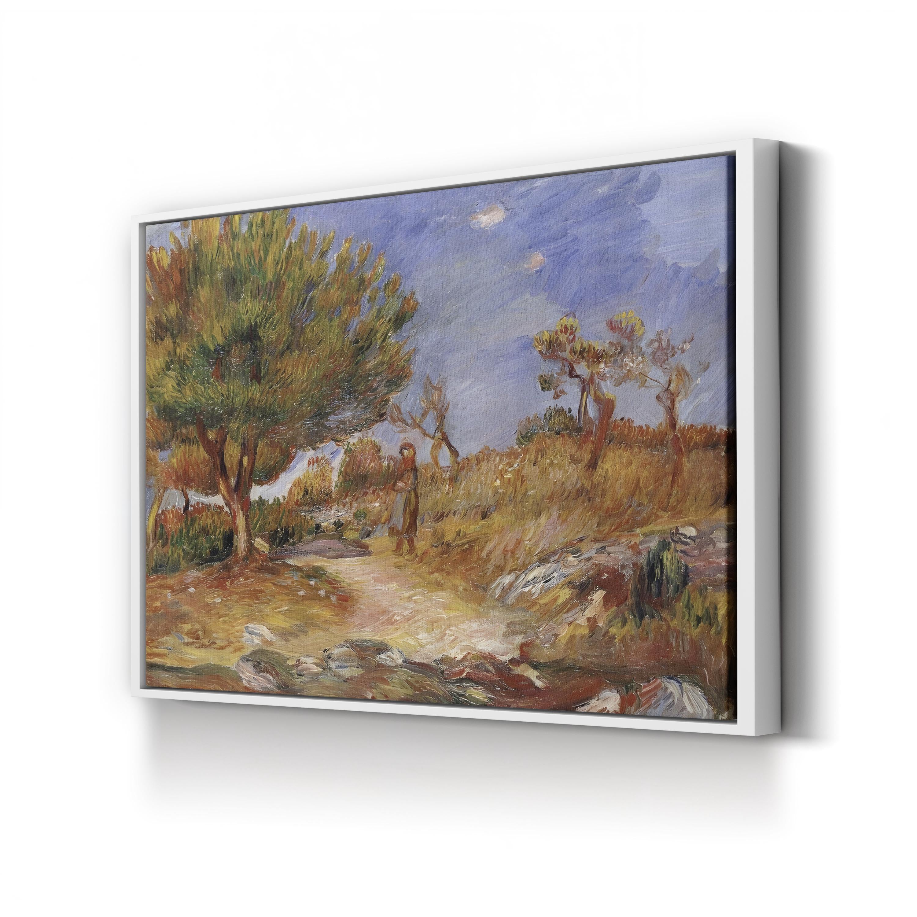 Girl on a Path (1882–83), Impressionist Landscape by Pierre-Auguste Renoir