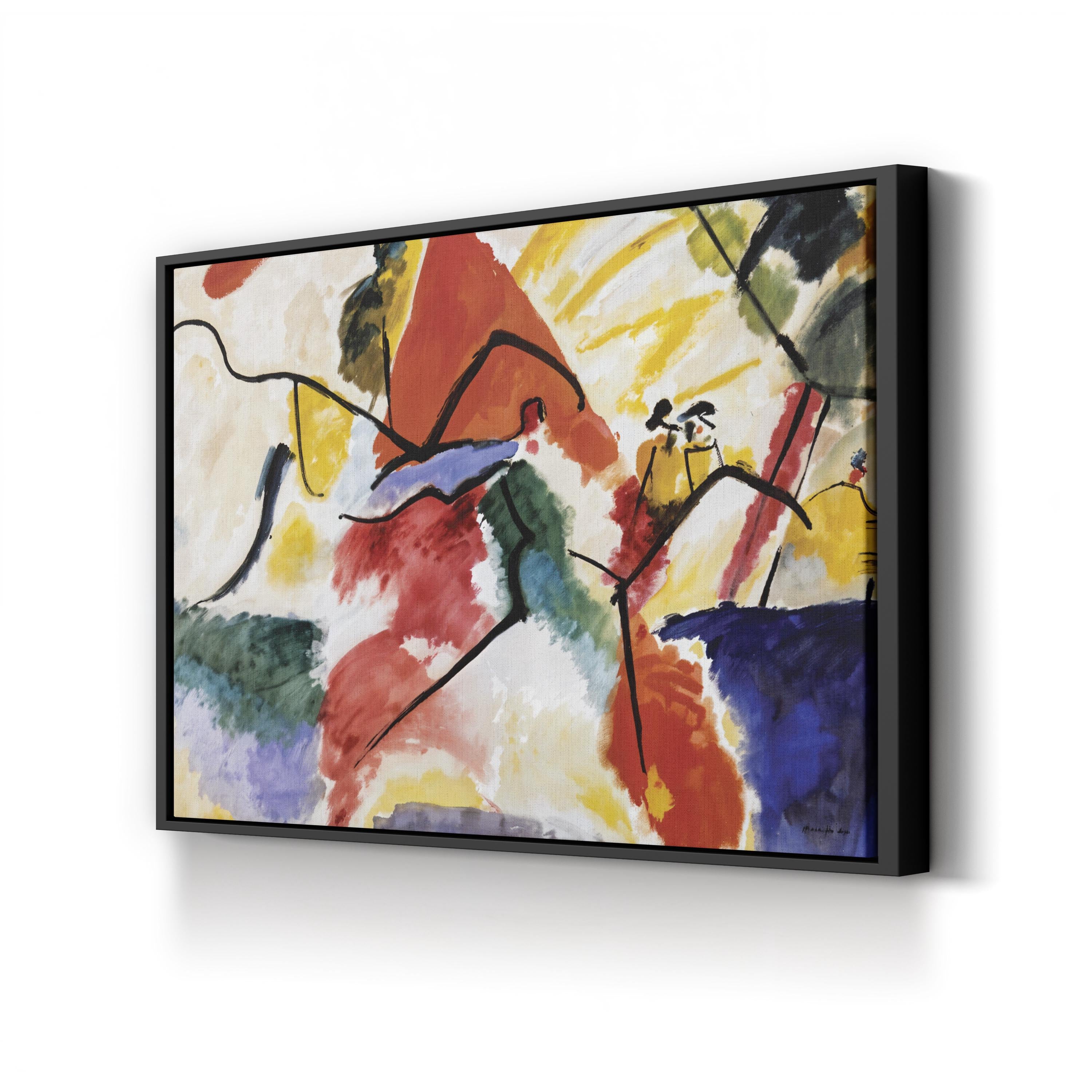 Impression V (Park), 1911 – Framed Abstract Expressionist Canvas Art by Wassily Kandinsky