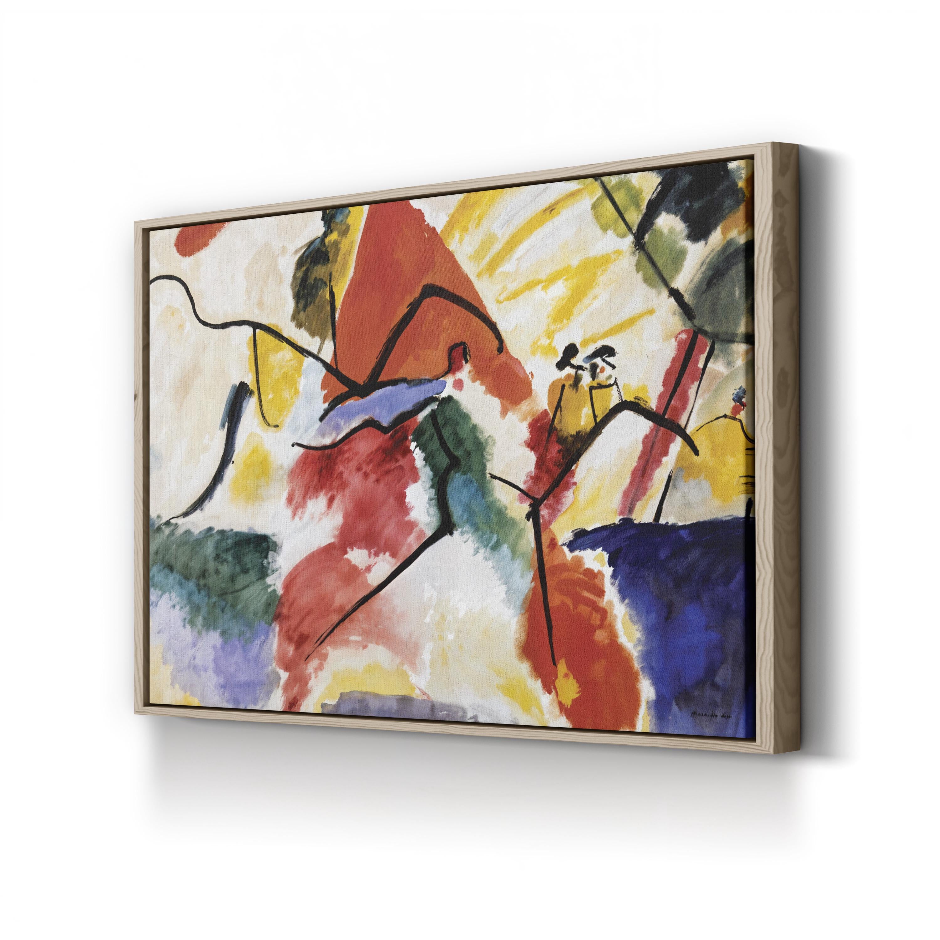 Impression V (Park), 1911 – Framed Abstract Expressionist Canvas Art by Wassily Kandinsky