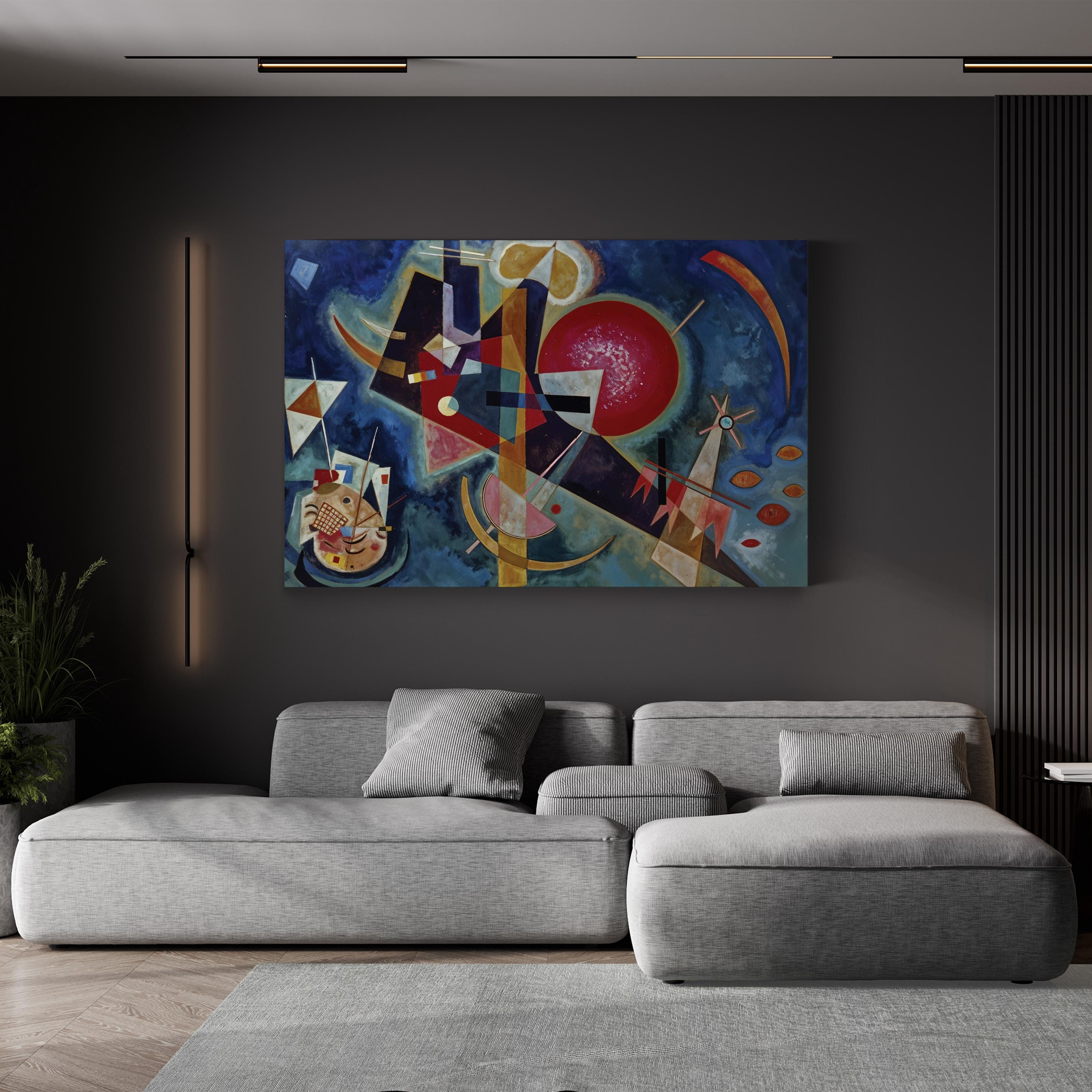In Blue (1925) Wall Art by Wassily Kandinsky – Bauhaus Abstract Masterwork