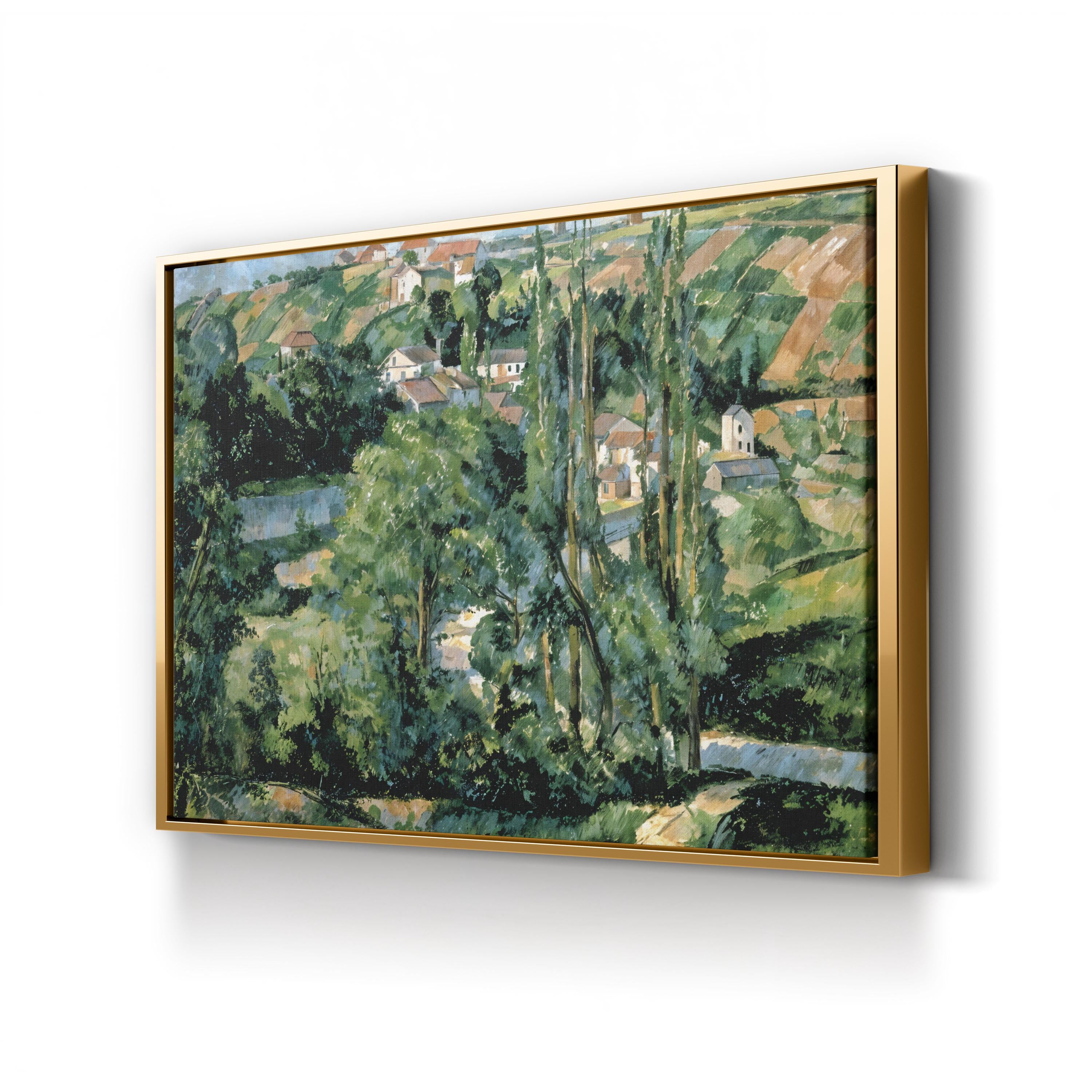 Jalais Hill, Pontoise (1879–1881) – Framed Post-Impressionist Landscape Canvas Art by Paul Cézanne