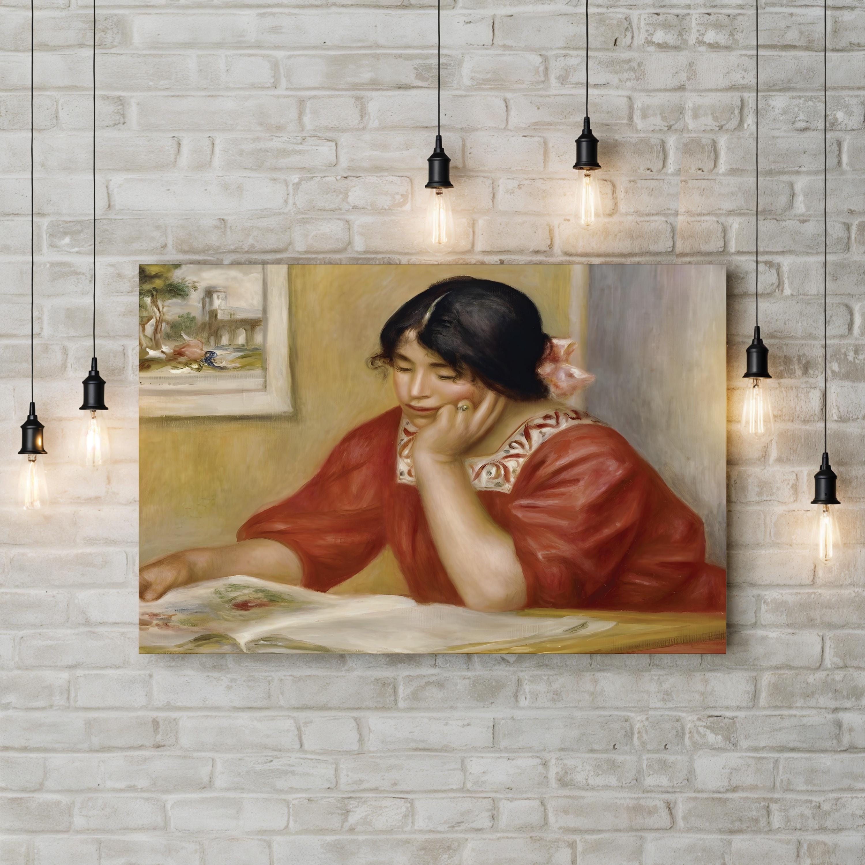 Leontine Reading, 1909 Wall Art by Pierre-Auguste Renoir