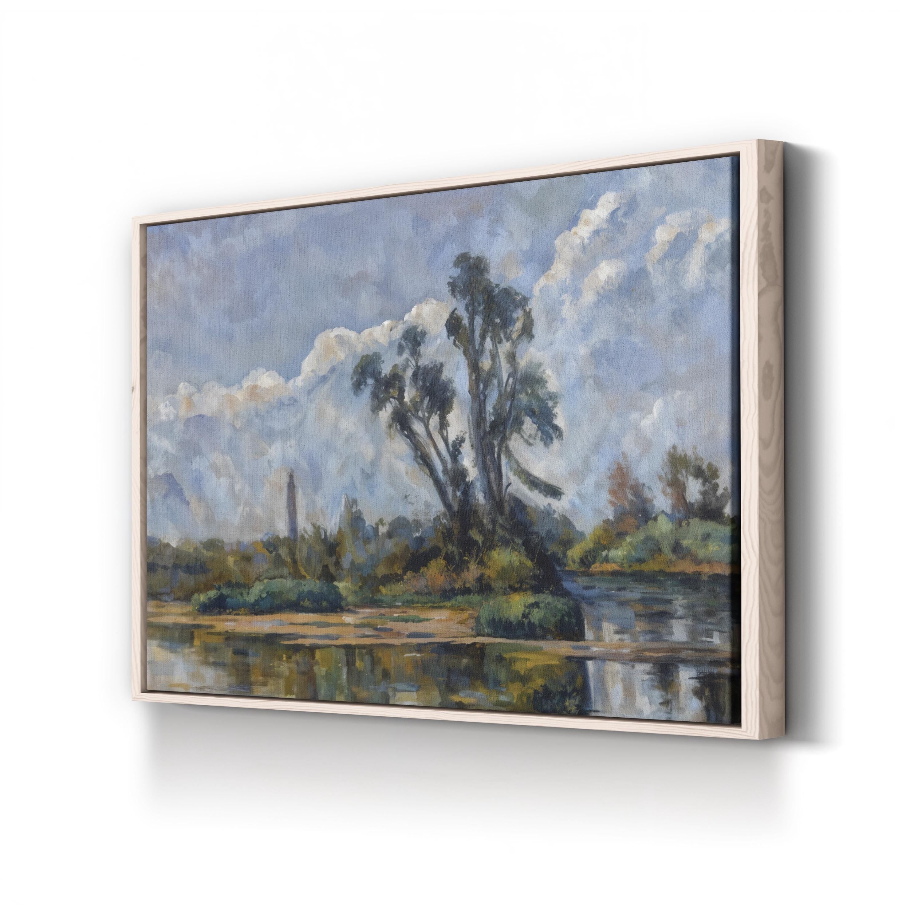 La Rivière Wall Art by Paul Cézanne – Post-Impressionist French River Landscape Canvas Print
