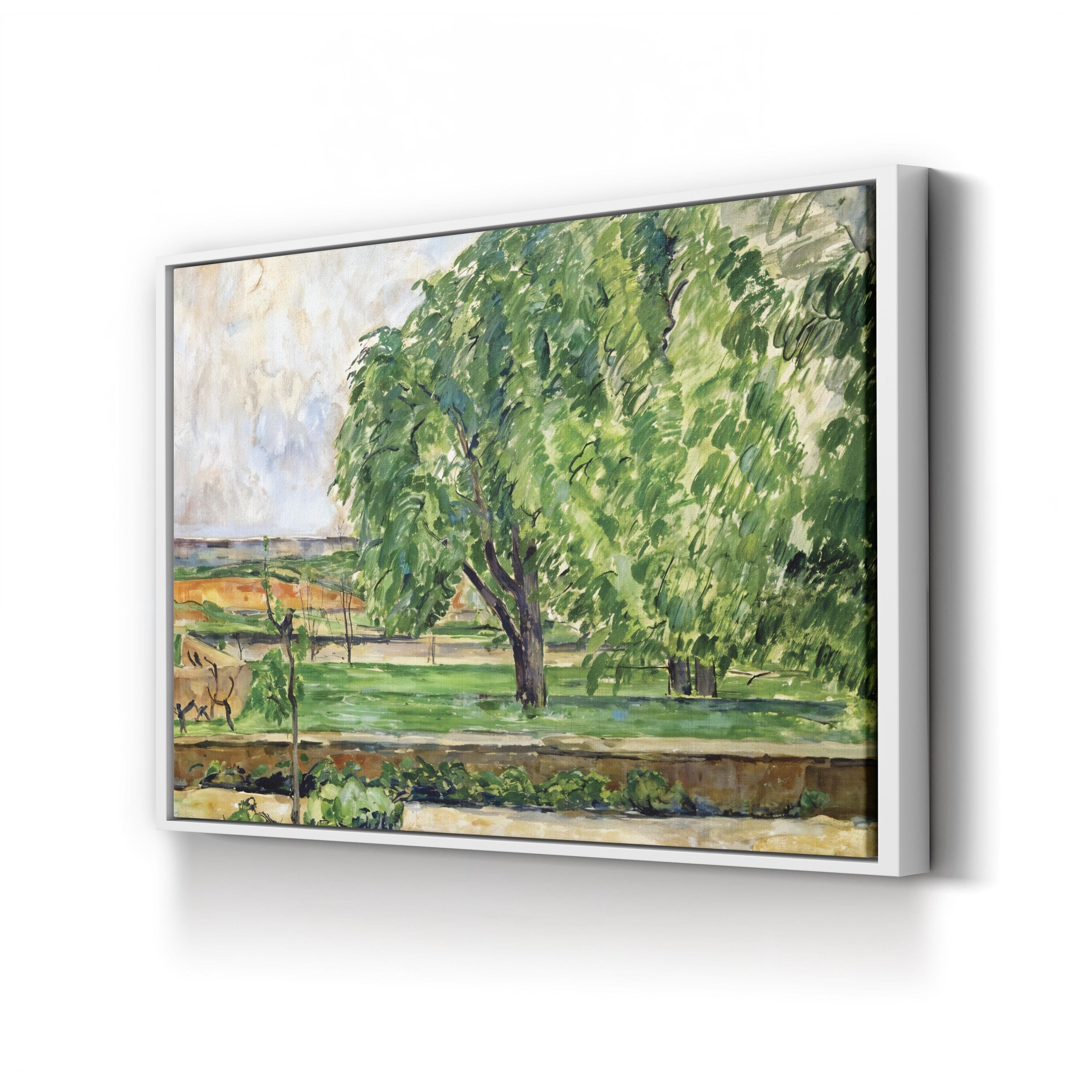 Le Jas de Bouffan Wall Art by Paul Cézanne – French Post-Impressionist Landscape Canvas