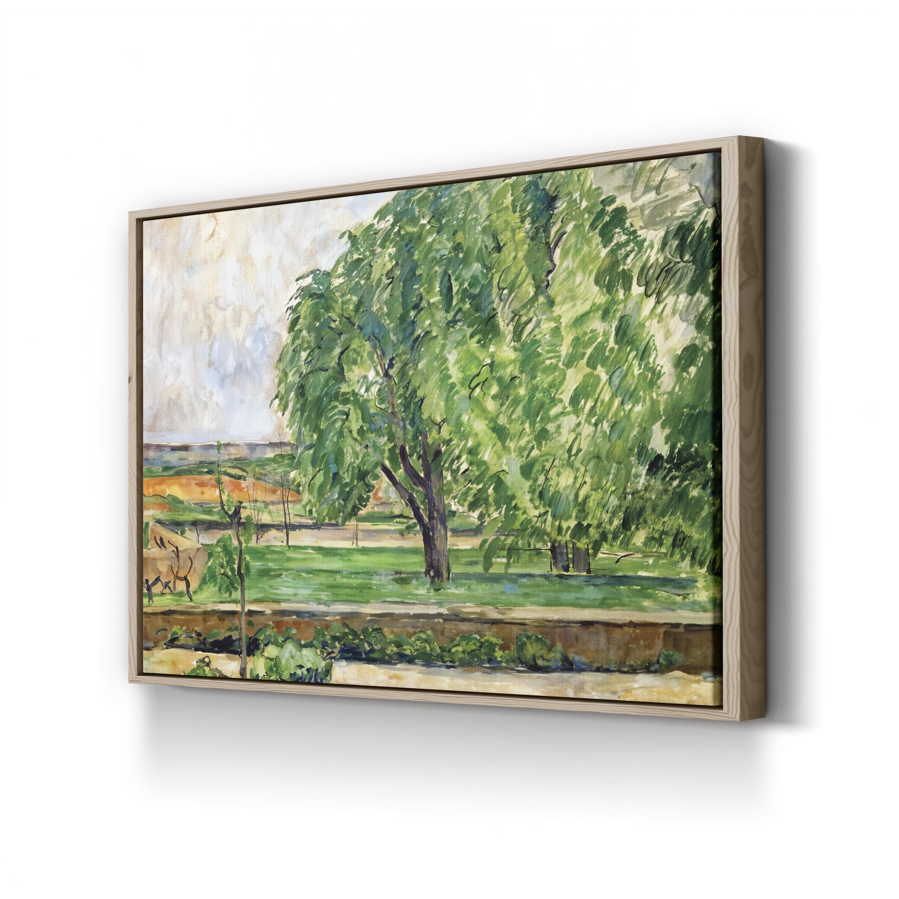 Le Jas de Bouffan Wall Art by Paul Cézanne – French Post-Impressionist Landscape Canvas