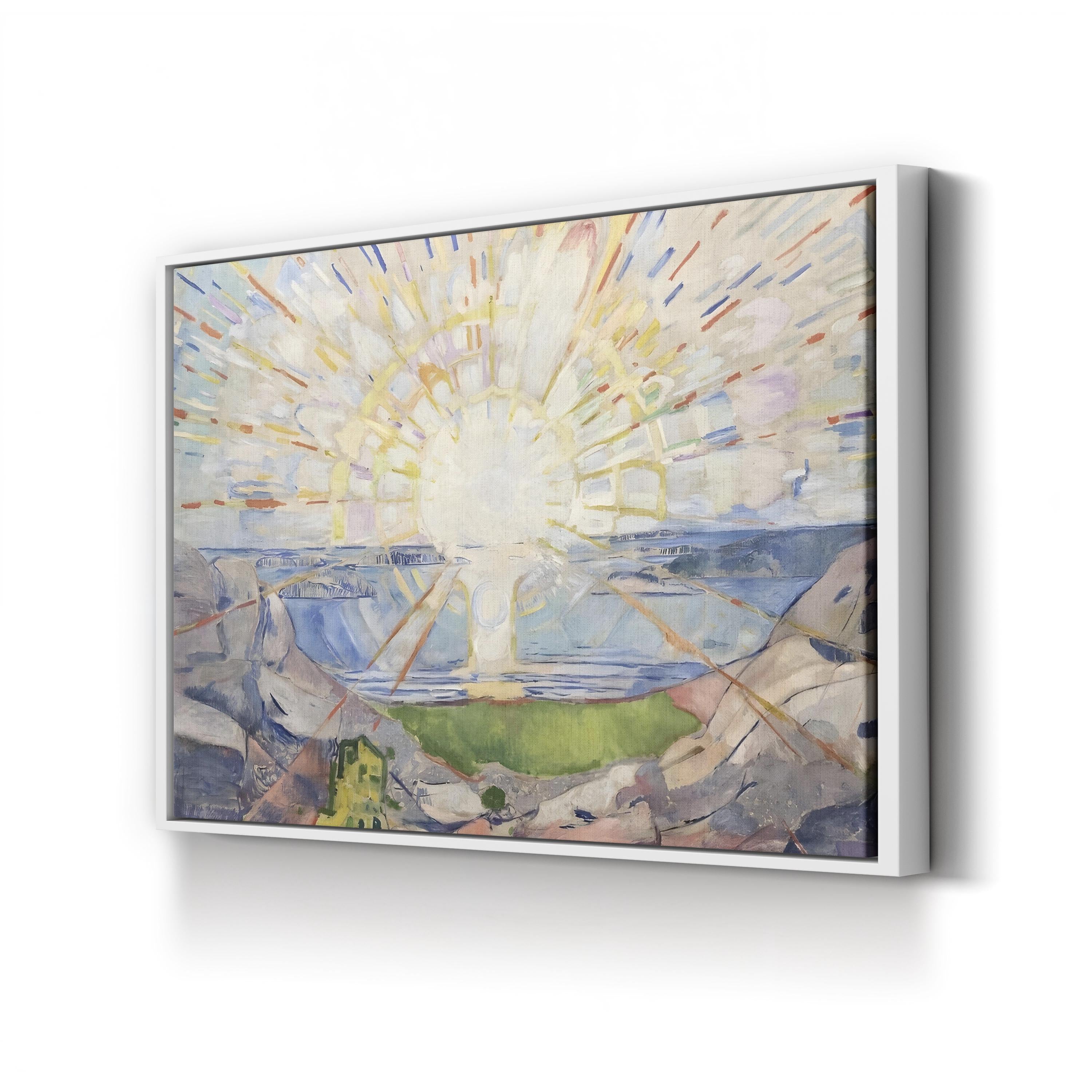Munch Colorful Landscapes IV – Edvard Munch Wall Art | Expressionist Abstract Canvas Print