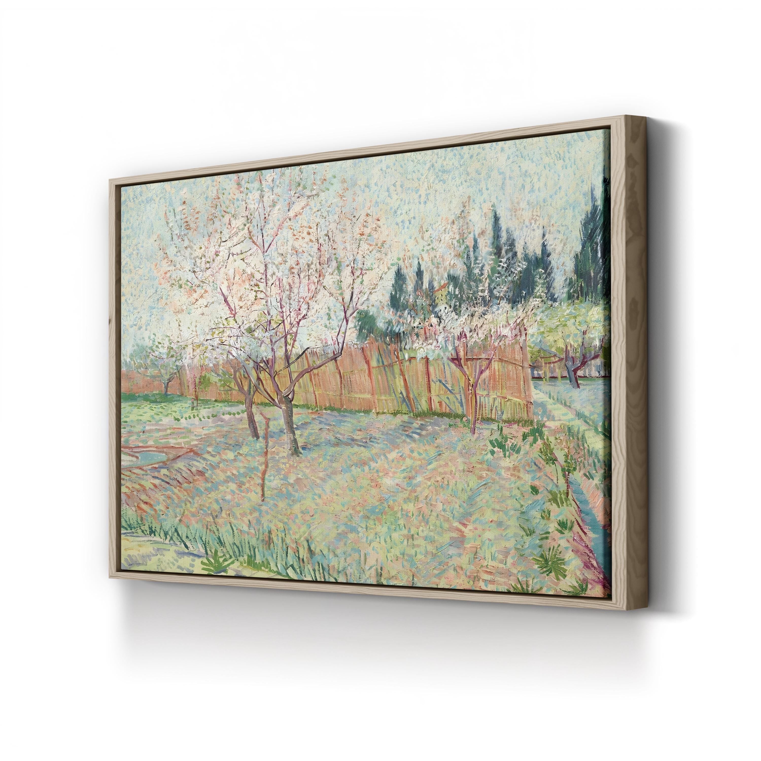 Orchard with Cypresses, 1888 – Impressionist Landscape by Vincent van Gogh