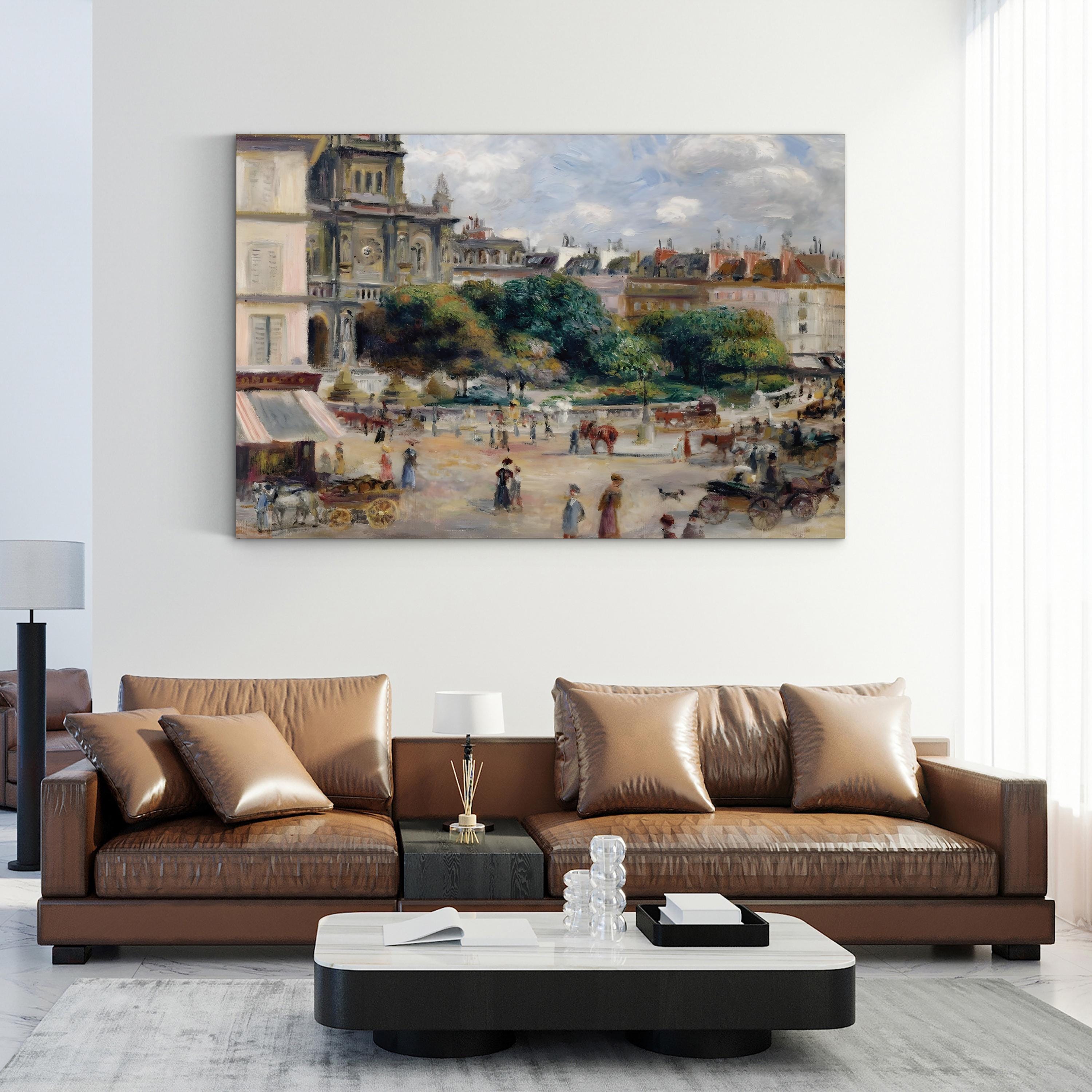 Place de la Trinité, 1893 – Pierre-Auguste Renoir Wall Art | Impressionist Canvas Print