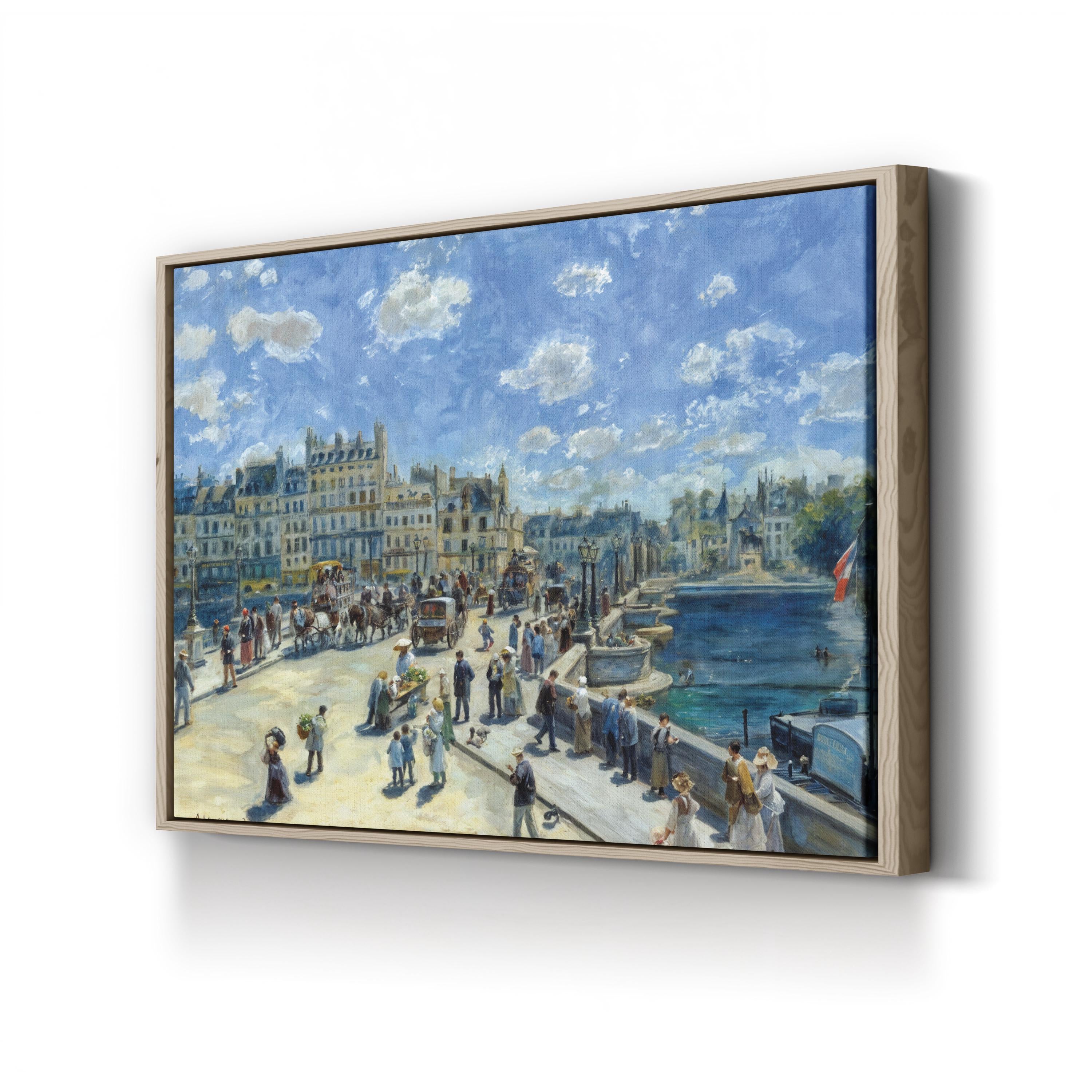 Pont Neuf, Paris Wall Art – 1872 French Impressionist Cityscape by Pierre-Auguste Renoir