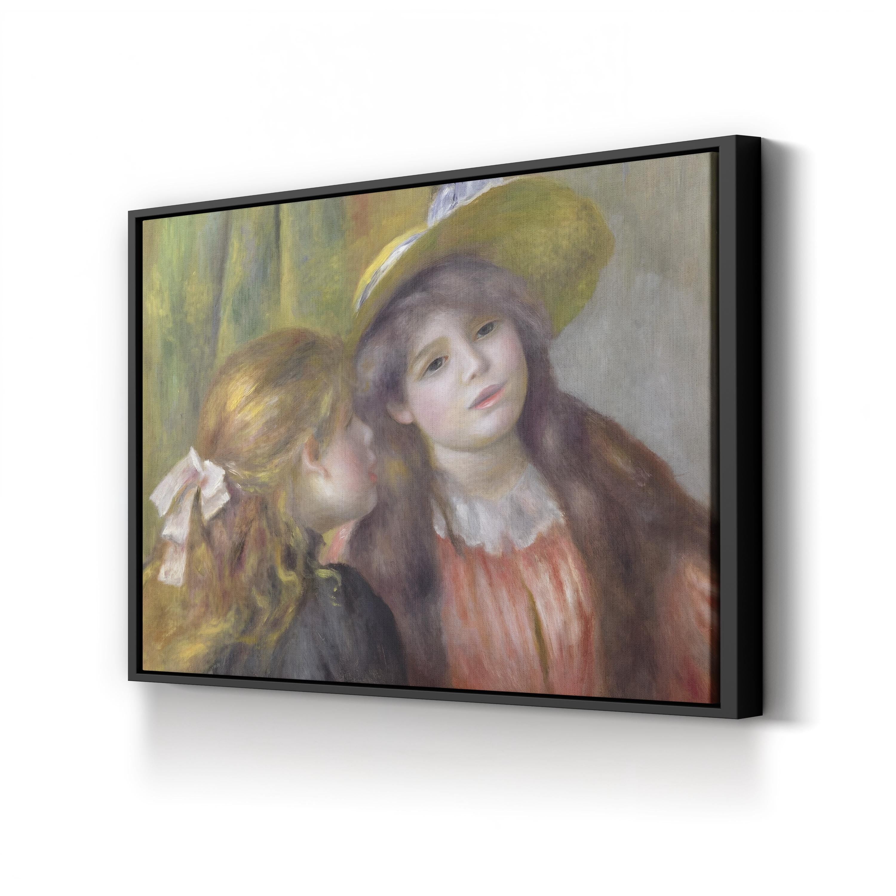 Portrait of Two Girls – Pierre-Auguste Renoir Wall Art | Impressionist Canvas Print