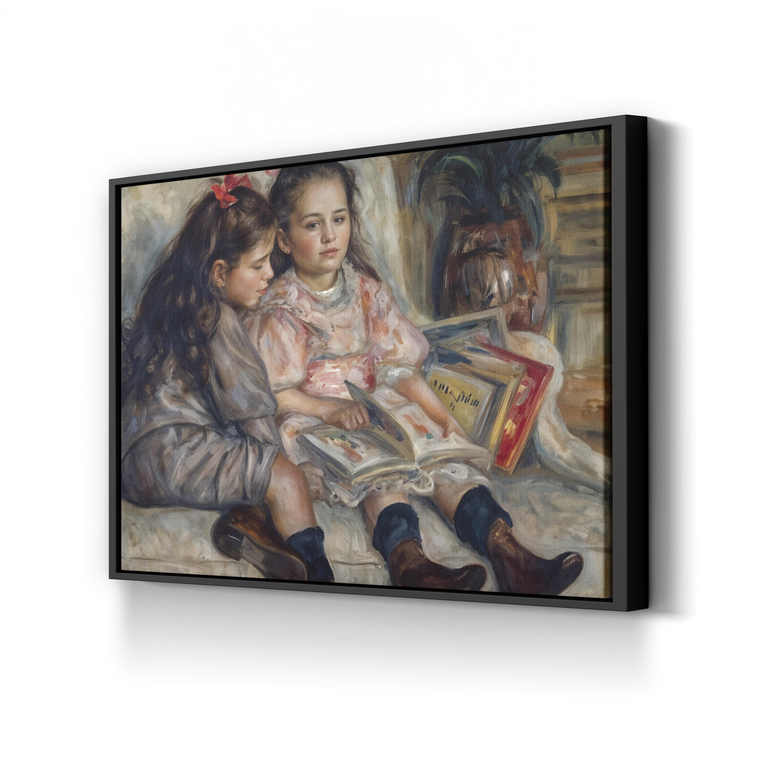 Portraits of Children 1895 – Pierre-Auguste Renoir Wall Art | Impressionist Canvas Print
