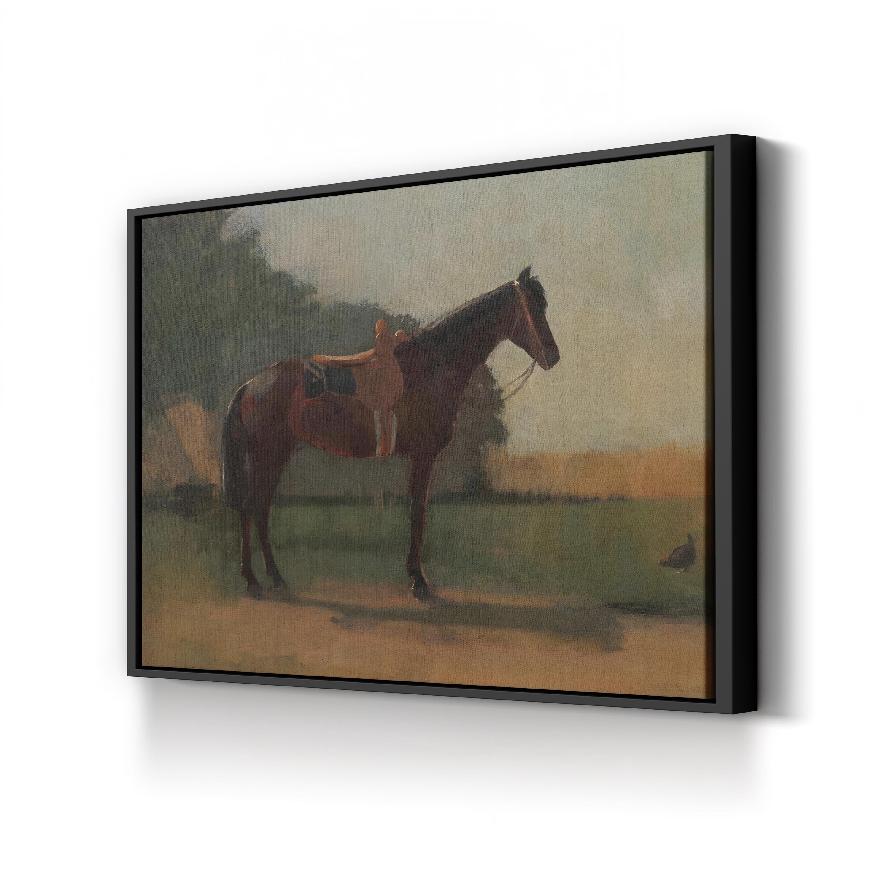 Saddle Horse Wall Art by Winslow Homer – Classic American Equestrian Canvas