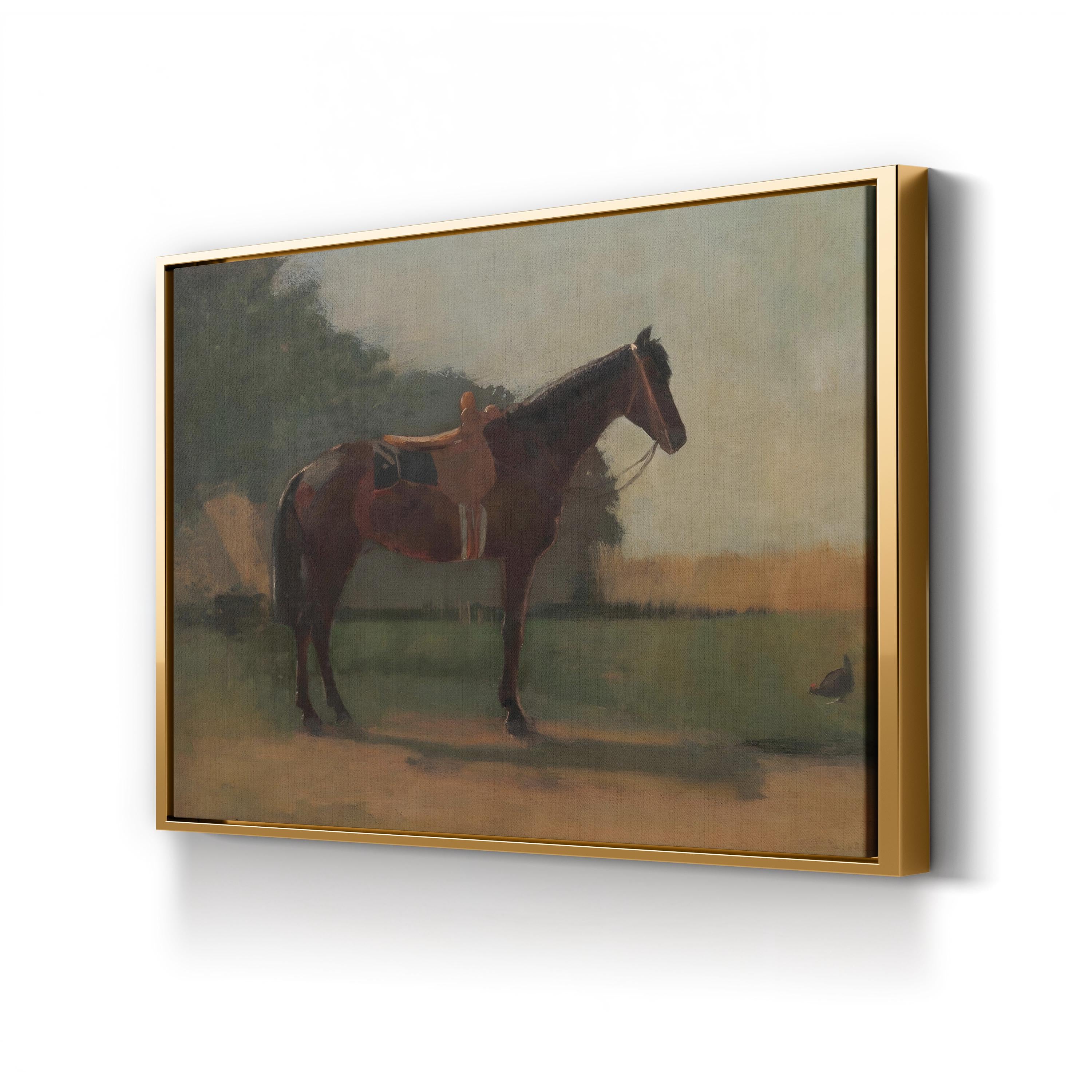 Saddle Horse Wall Art by Winslow Homer – Classic American Equestrian Canvas