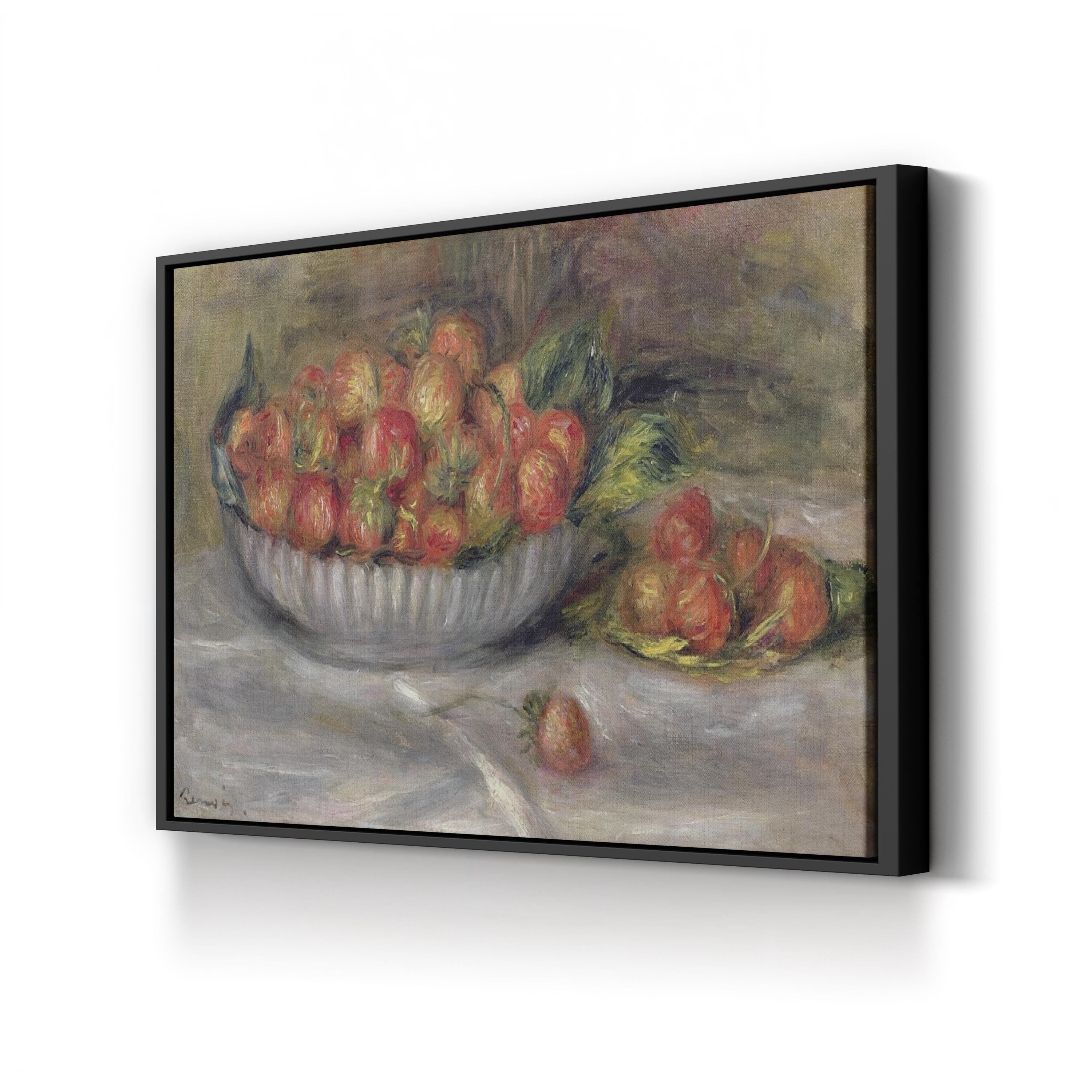 1914 Impressionist Still Life with Strawberries by Pierre-Auguste Renoir