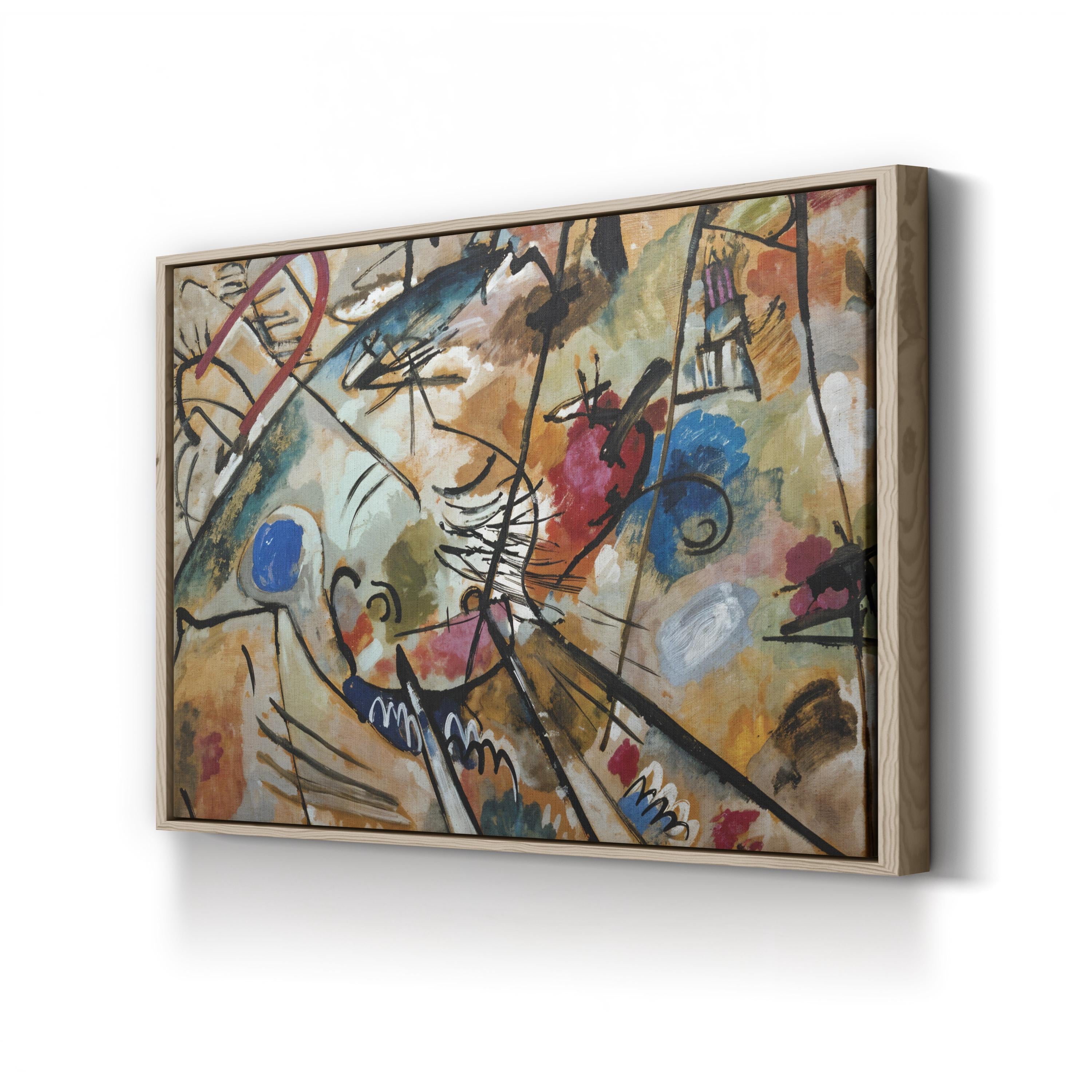 Study For “Improvisation 24 (Troika II), 1924” Wall Art by Wassily Kandinsky