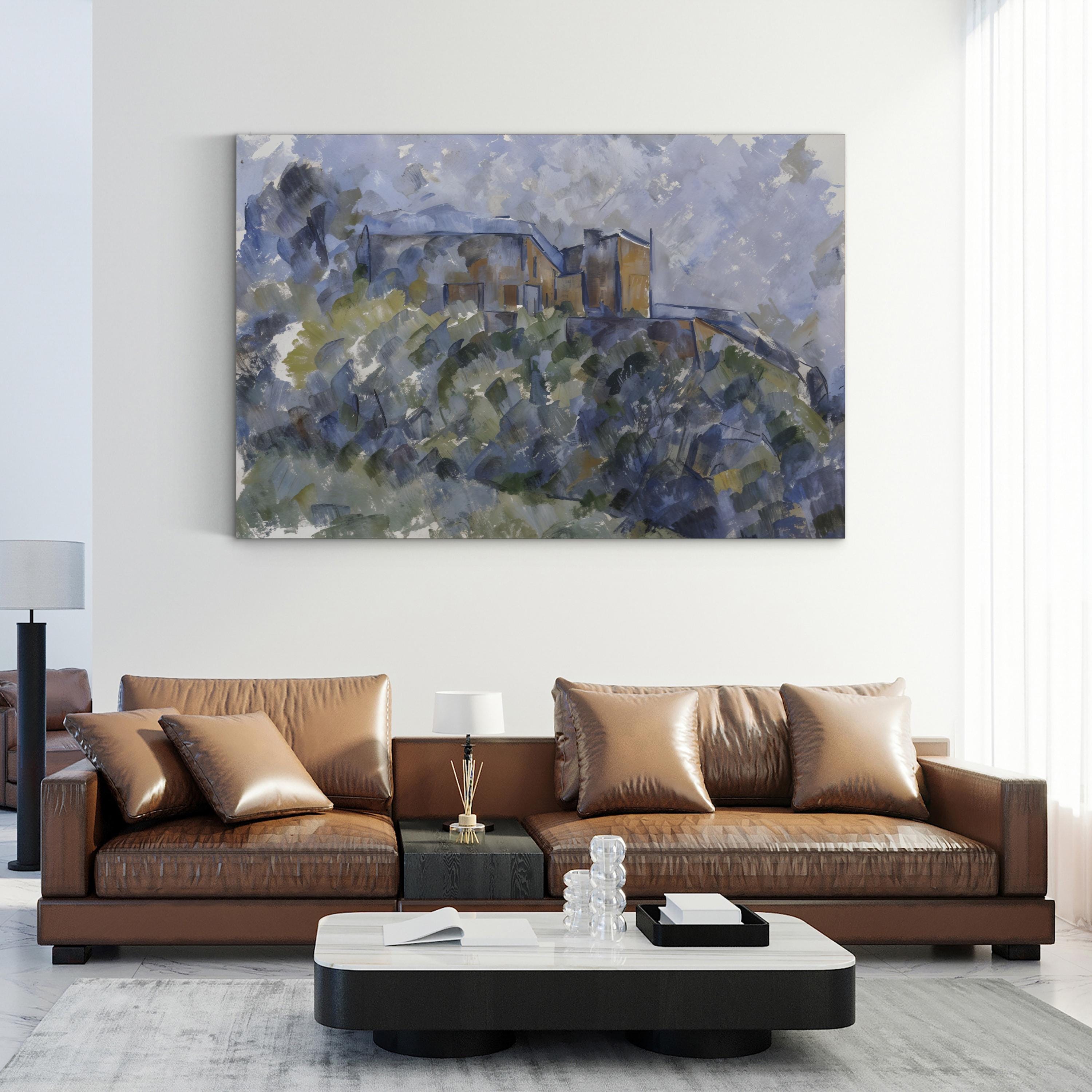 The Black House Wall Art by Paul Cézanne | Post-Impressionist Architectural Canvas Print