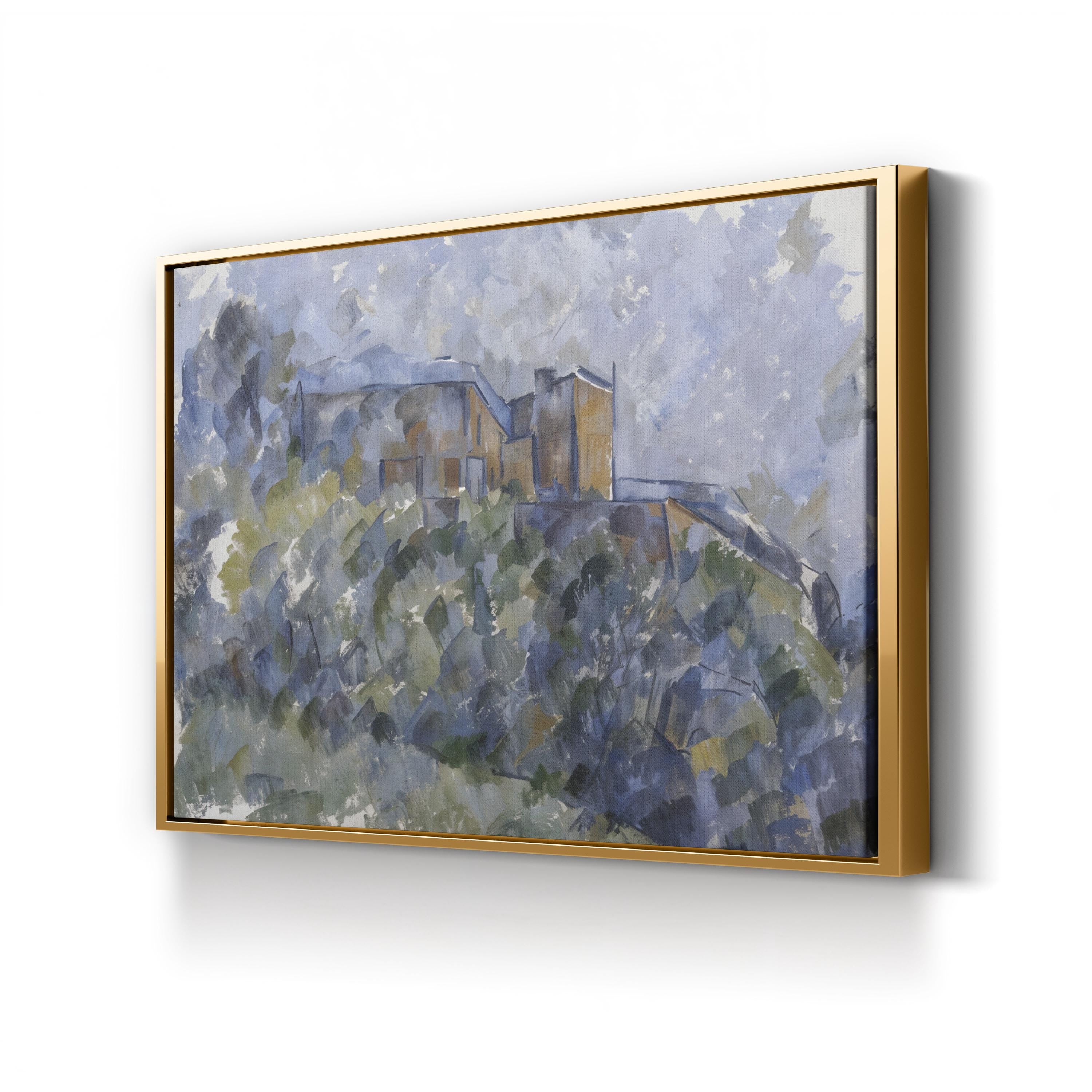The Black House Wall Art by Paul Cézanne | Post-Impressionist Architectural Canvas Print