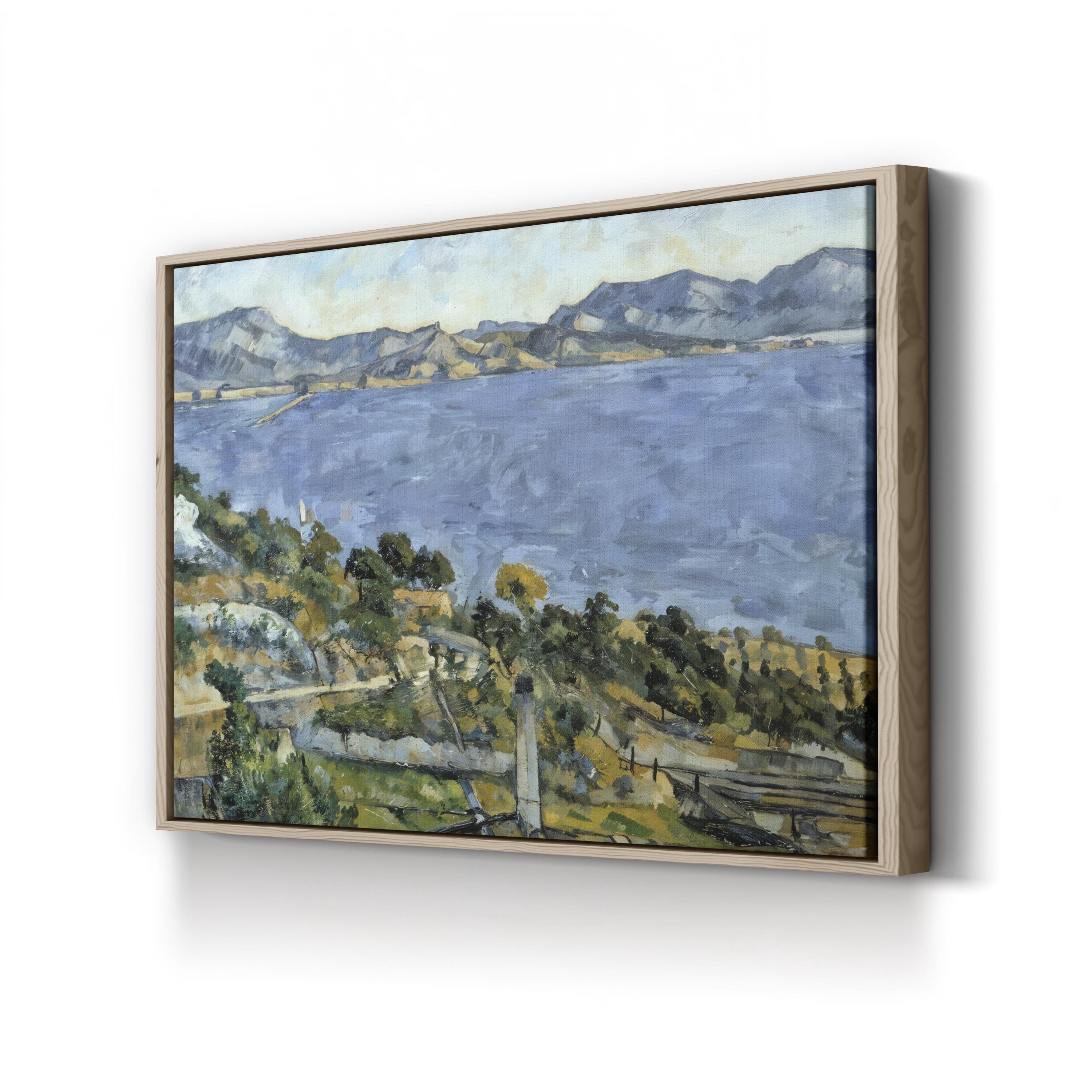 The Gulf Of Marseille Seen From L'Estaque Wall Art by Paul Cezanne – Classical French Seascape