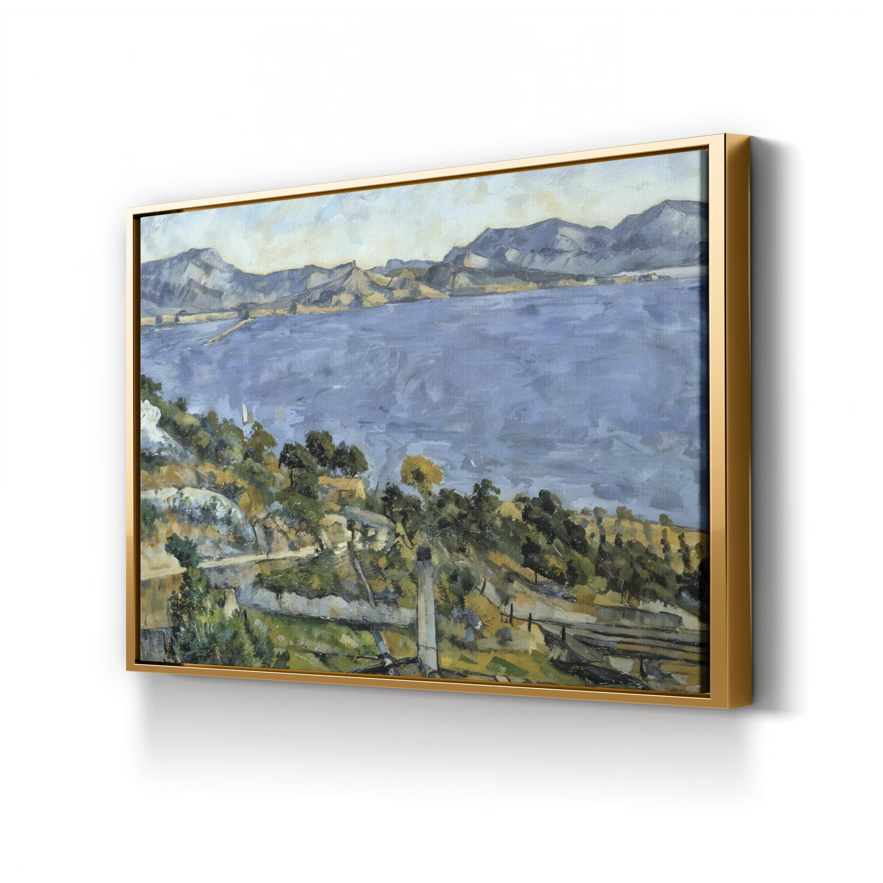 The Gulf Of Marseille Seen From L'Estaque Wall Art by Paul Cezanne – Classical French Seascape