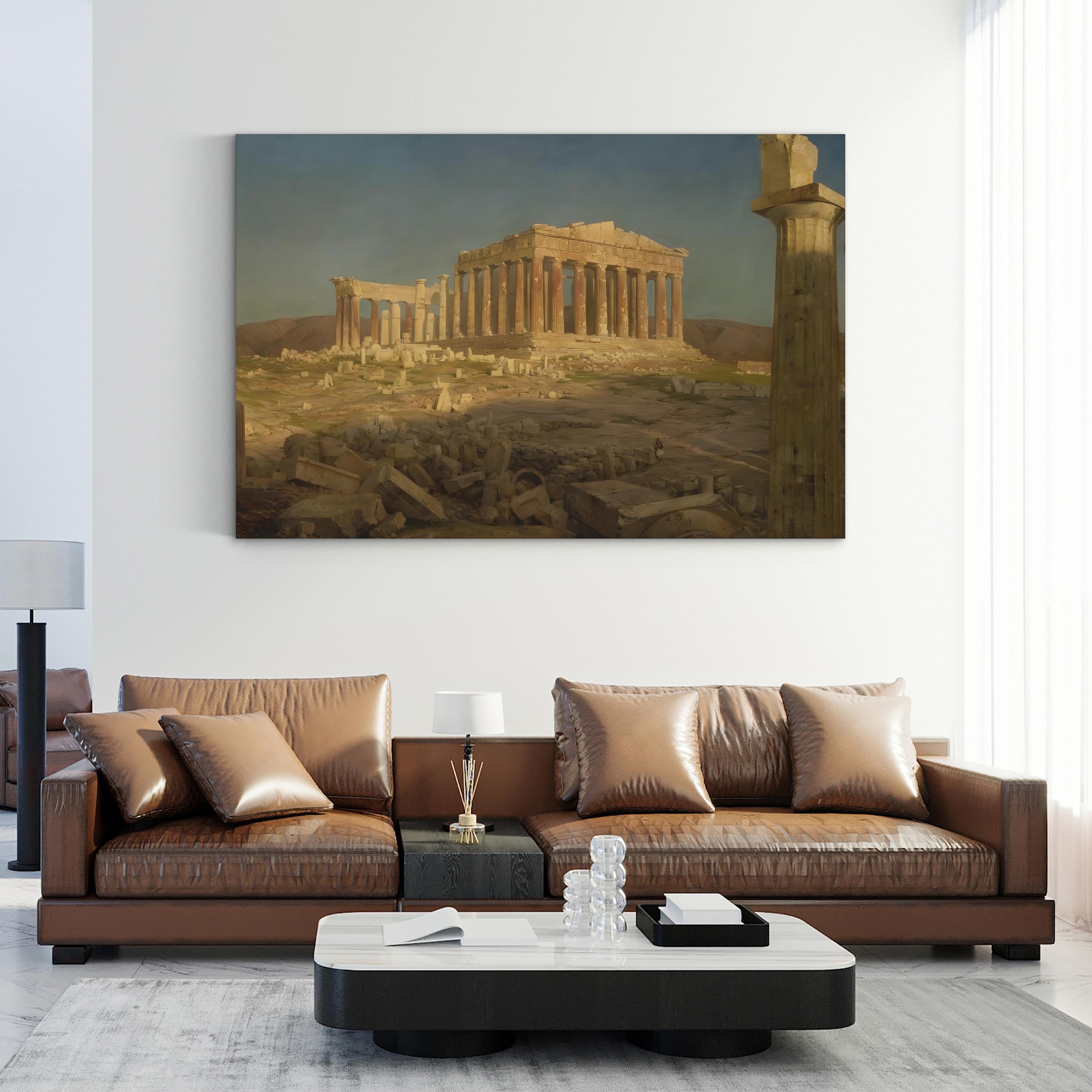 The Parthenon – Classical Architectural Landscape Wall Art by Frederic Edwin Church