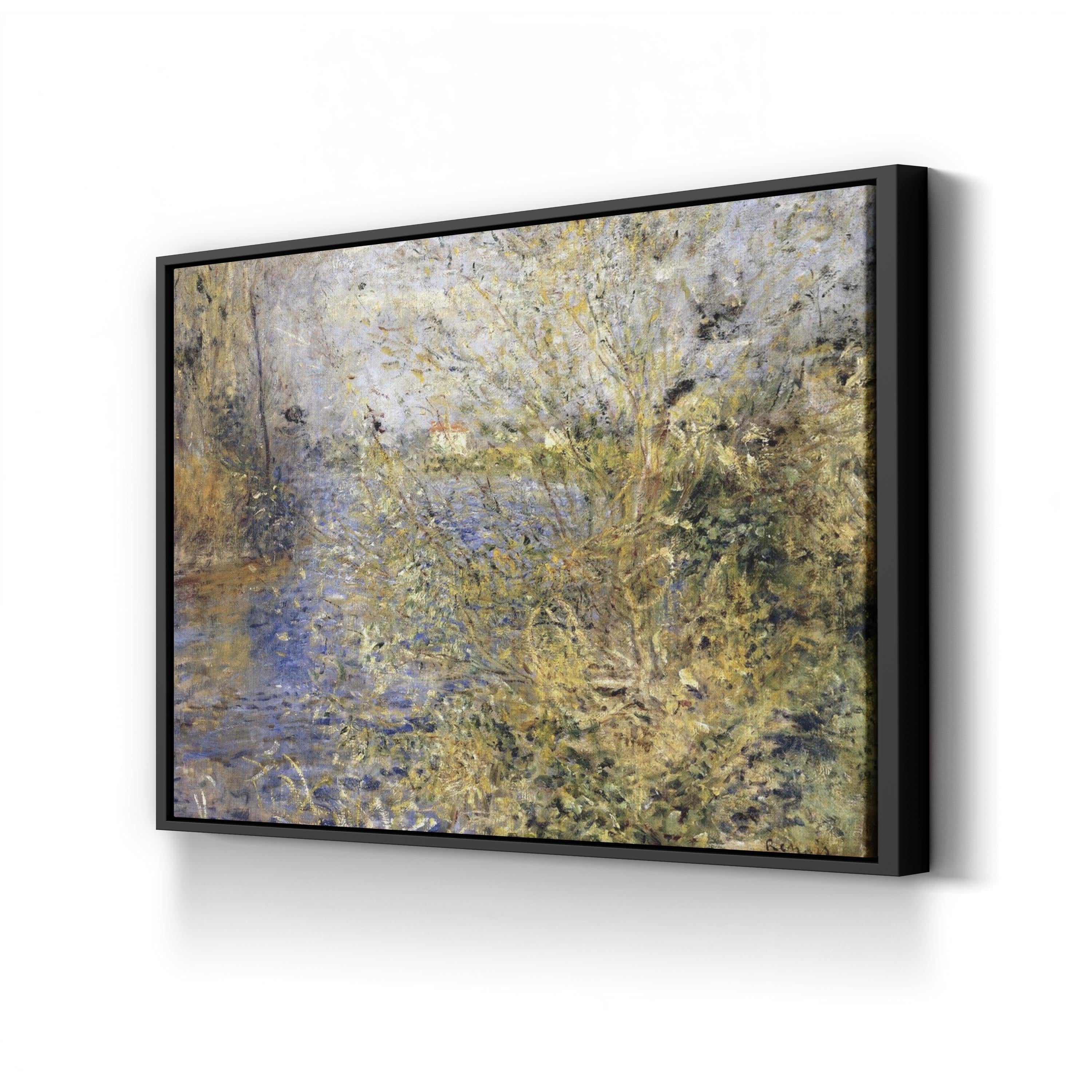 The Seine at Argenteuil 1875 – Pierre-Auguste Renoir Wall Art | Impressionist River Canvas Print
