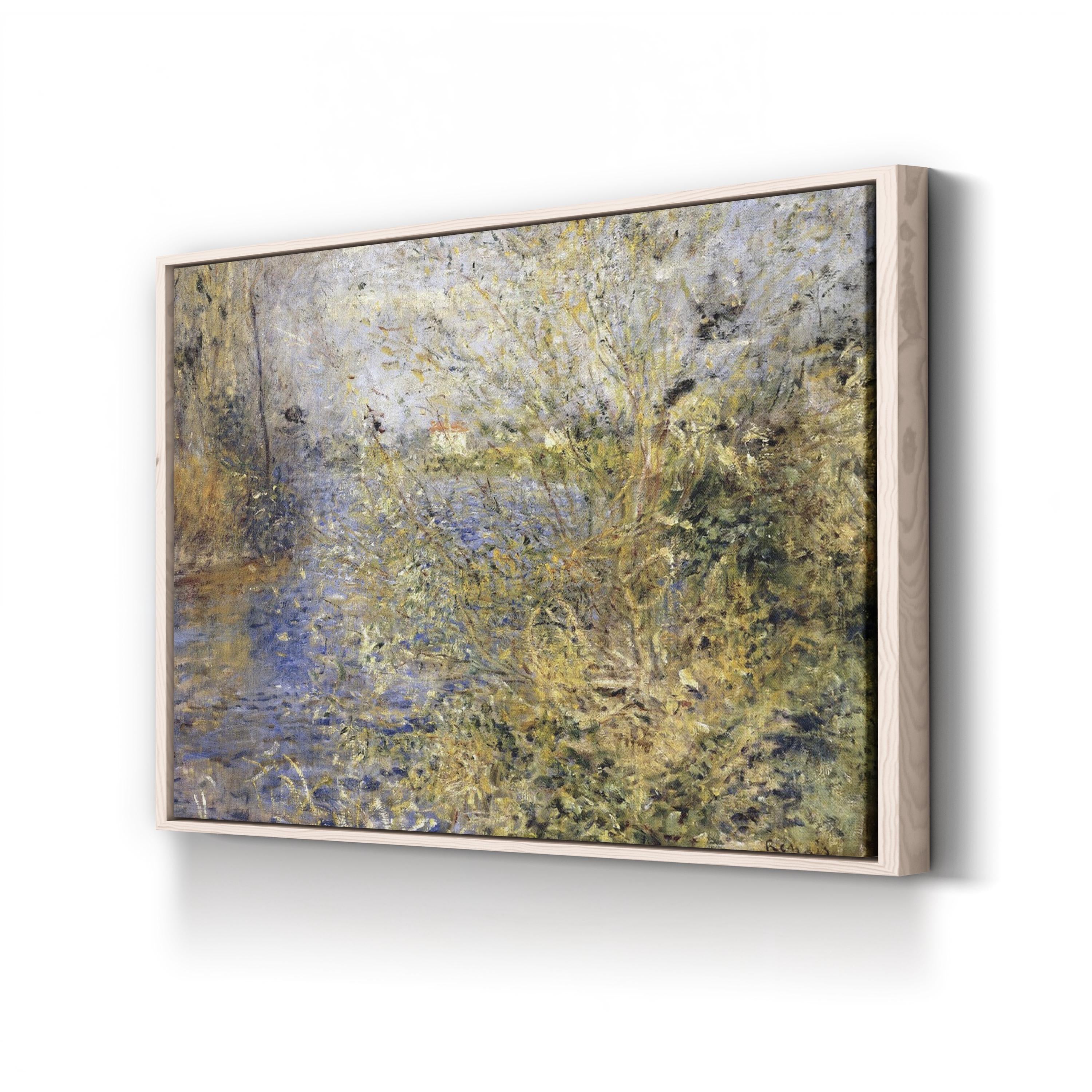 The Seine at Argenteuil 1875 – Pierre-Auguste Renoir Wall Art | Impressionist River Canvas Print