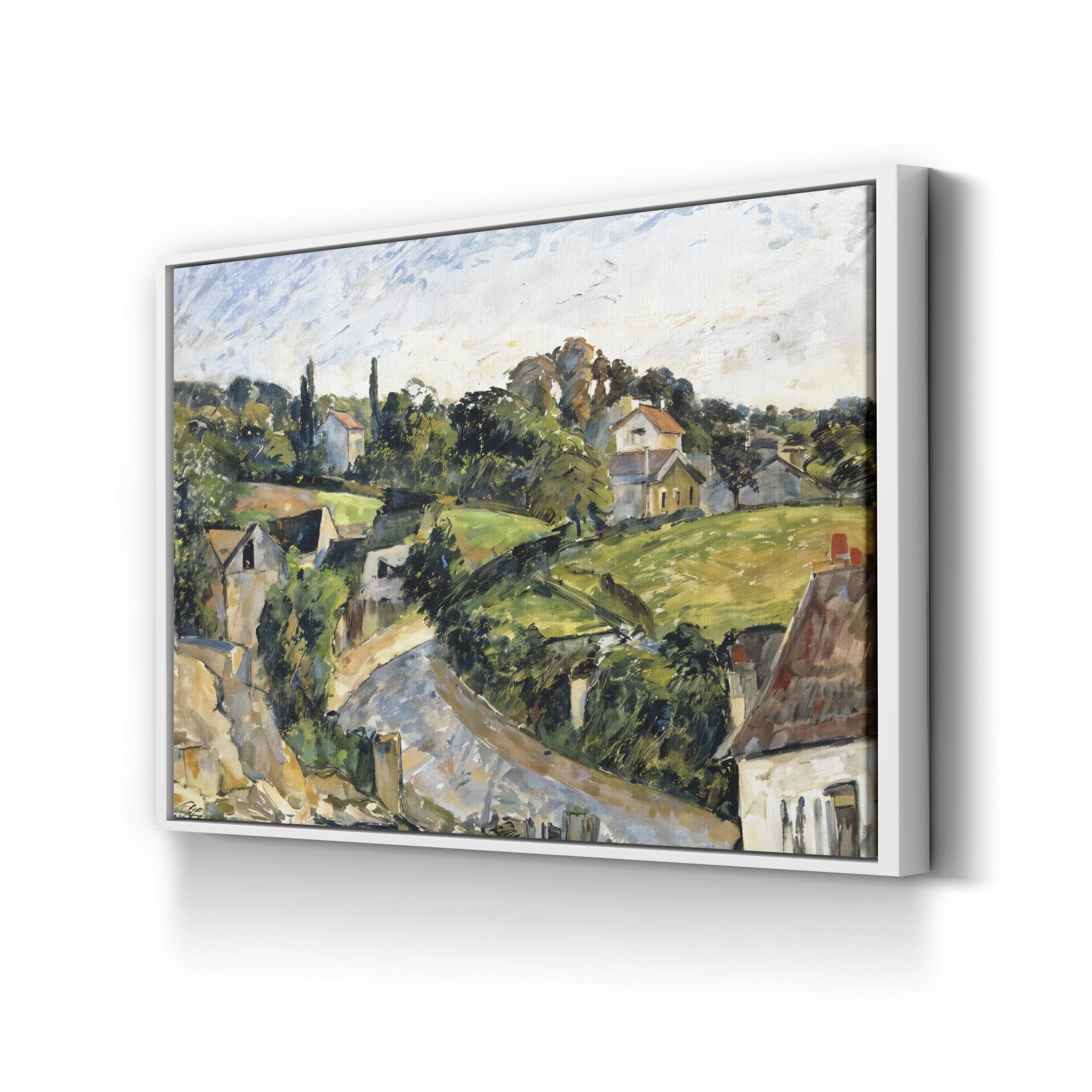 The Winding Road, 1877 – Paul Cézanne Wall Art | Post-Impressionist Canvas Print