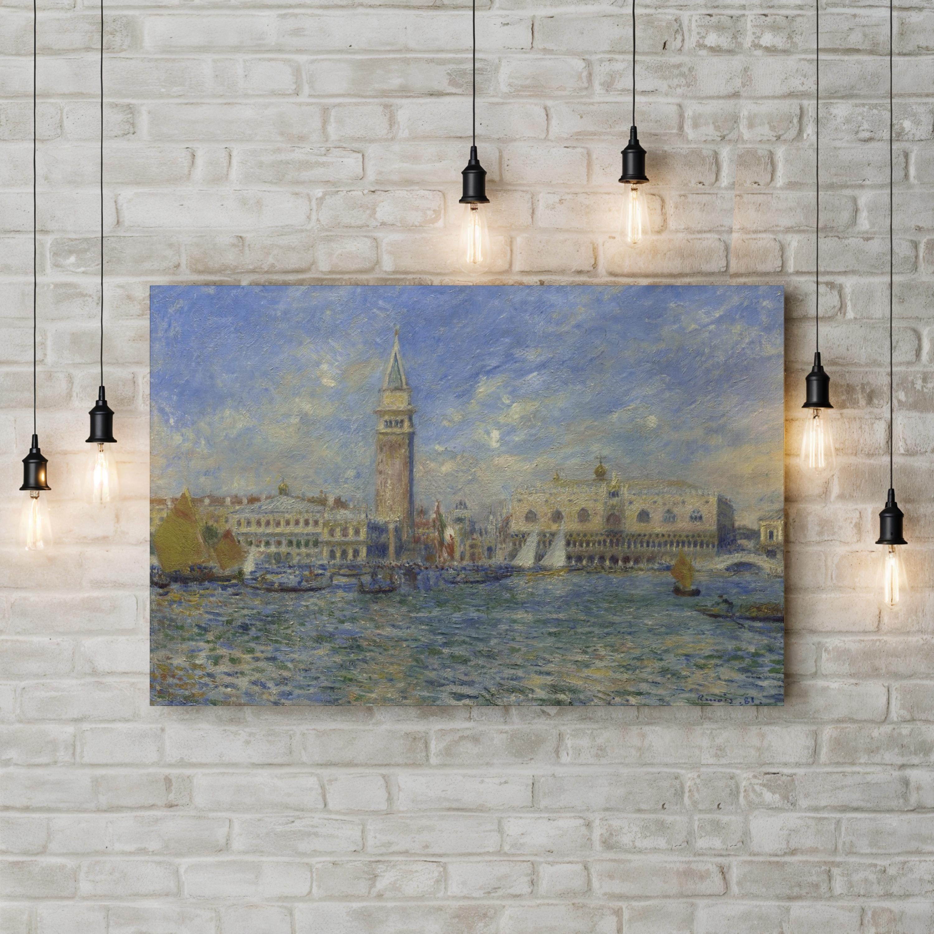 1881 The Doge’s Palace Venice, Italy by Pierre-Auguste Renoir