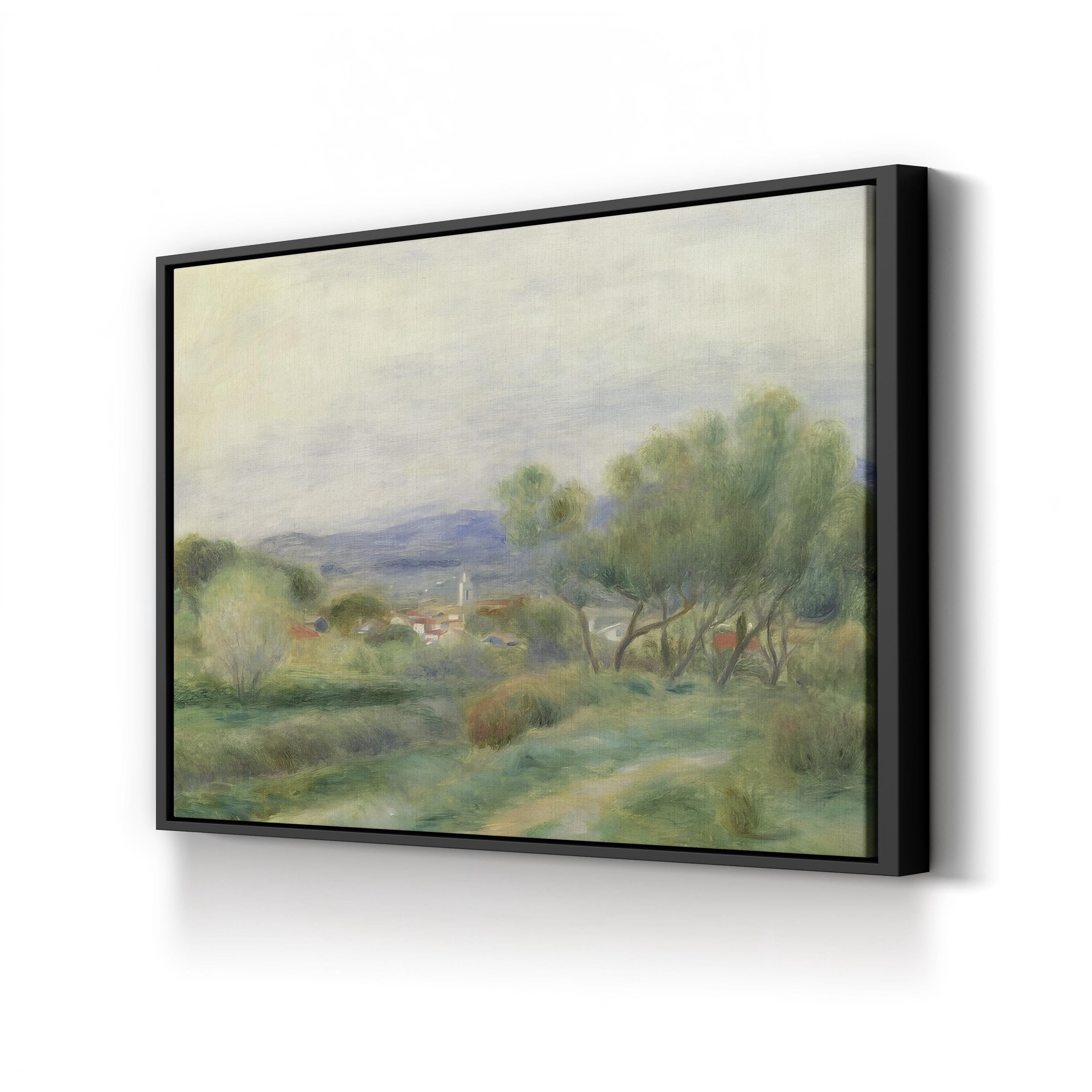 View of La Seyne, Provence, 1890 Wall Art by Pierre-Auguste Renoir | Impressionist Coastal Landscape