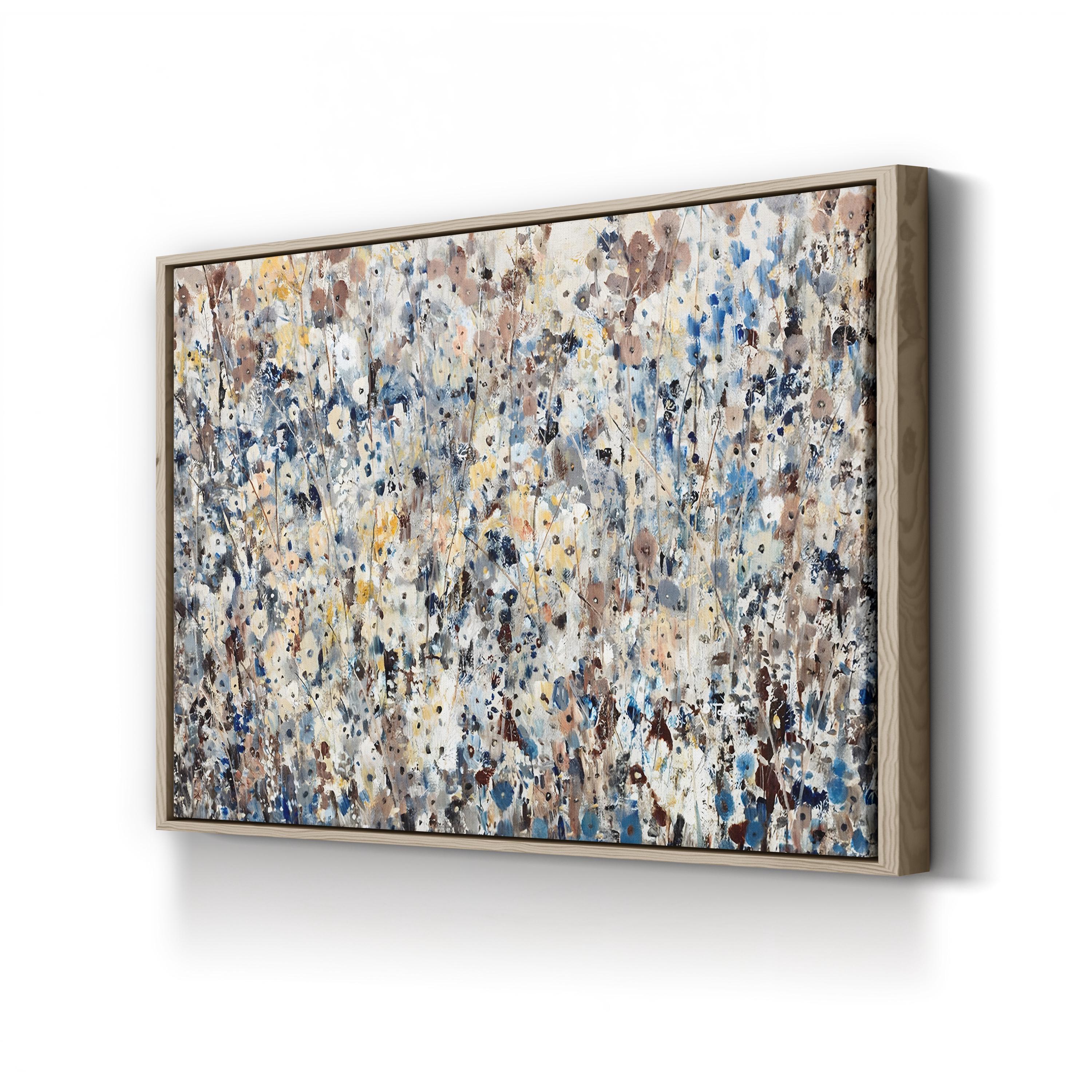 Spring Wildflower Bloom – Period Illustration Wall Art | Painterly Floral Canvas Print