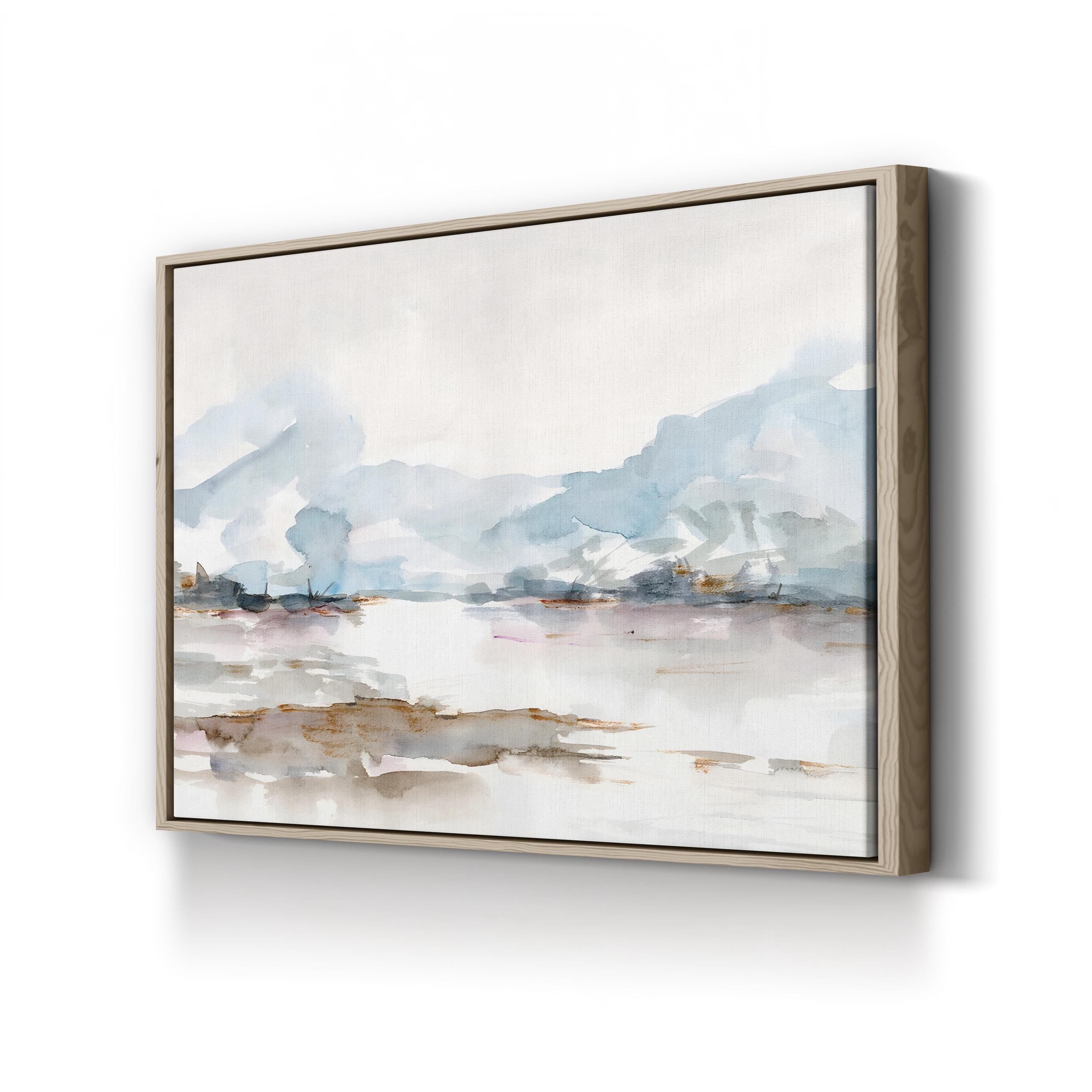 Across the Marsh I Wall Art by Ethan Harper – Contemporary Coastal Marsh Landscape Canvas