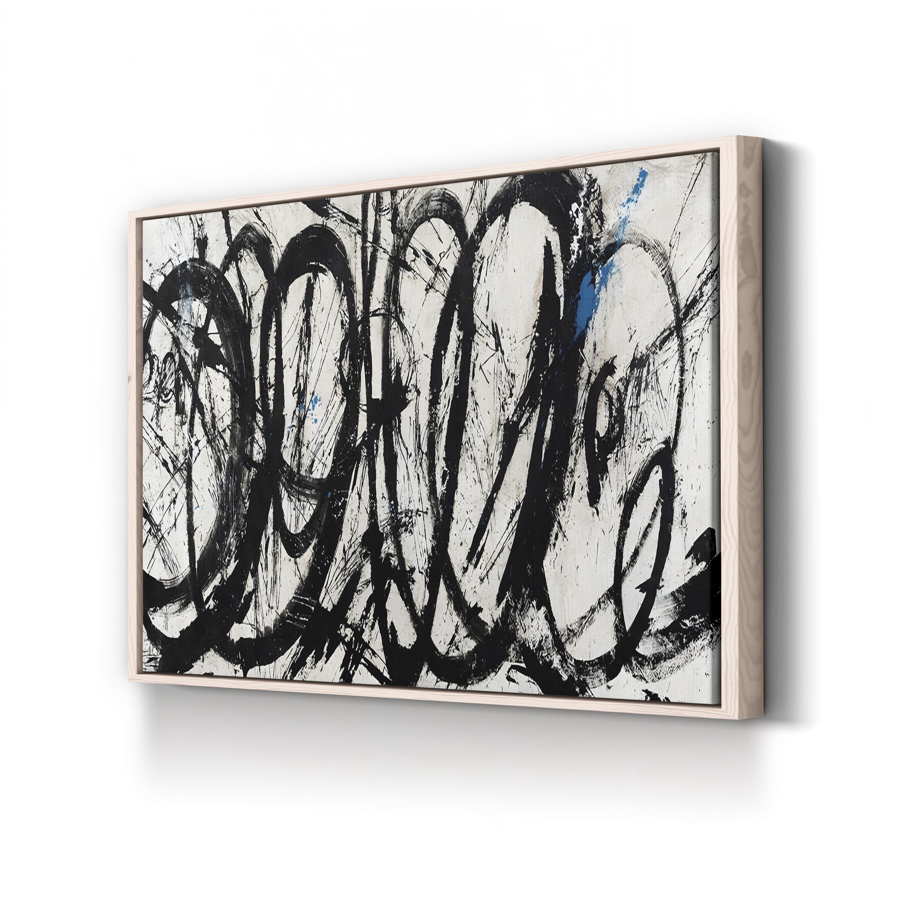 Ampersand Wall Art by Joshua Schicker | Contemporary Abstract Graphic Canvas Print