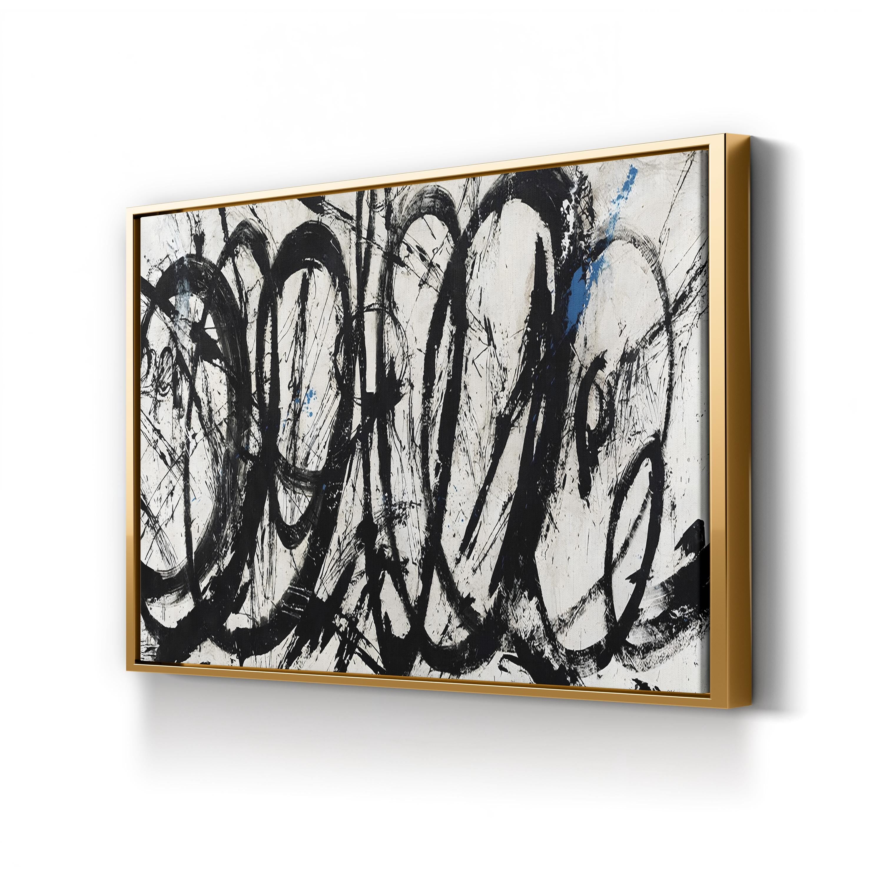 Ampersand Wall Art by Joshua Schicker | Contemporary Abstract Graphic Canvas Print