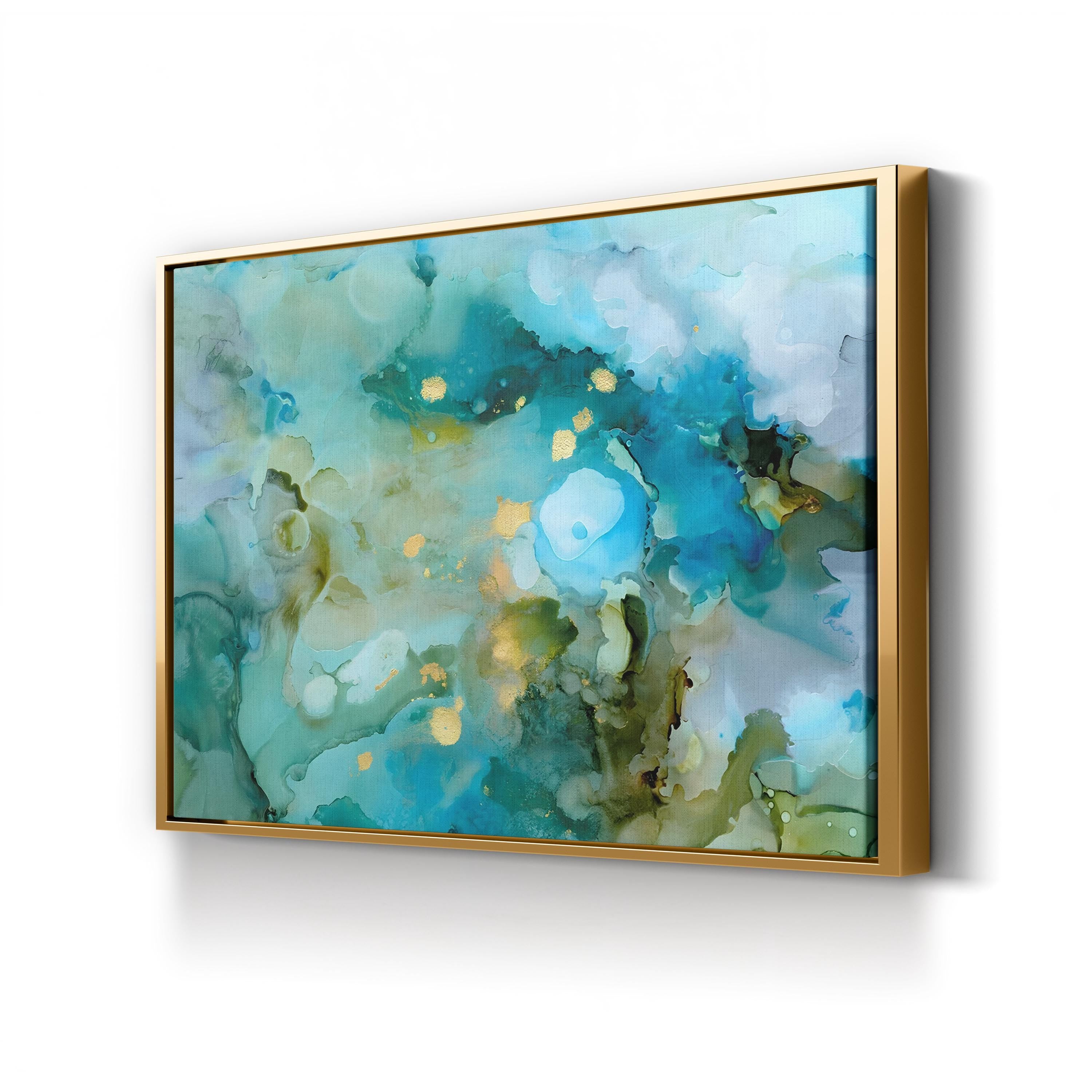Aqua Brume II Wall Art by Victoria Borges